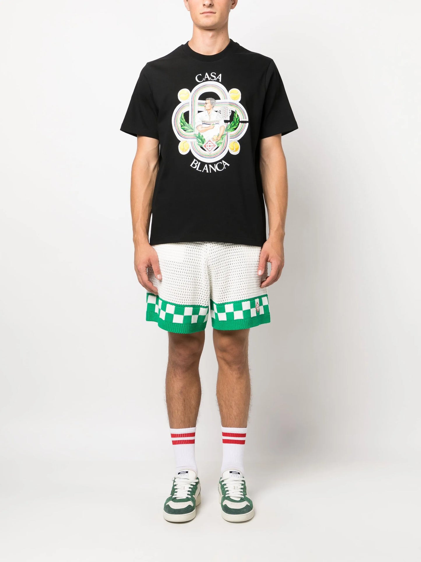 Le Joueur illustration-print T-shirt