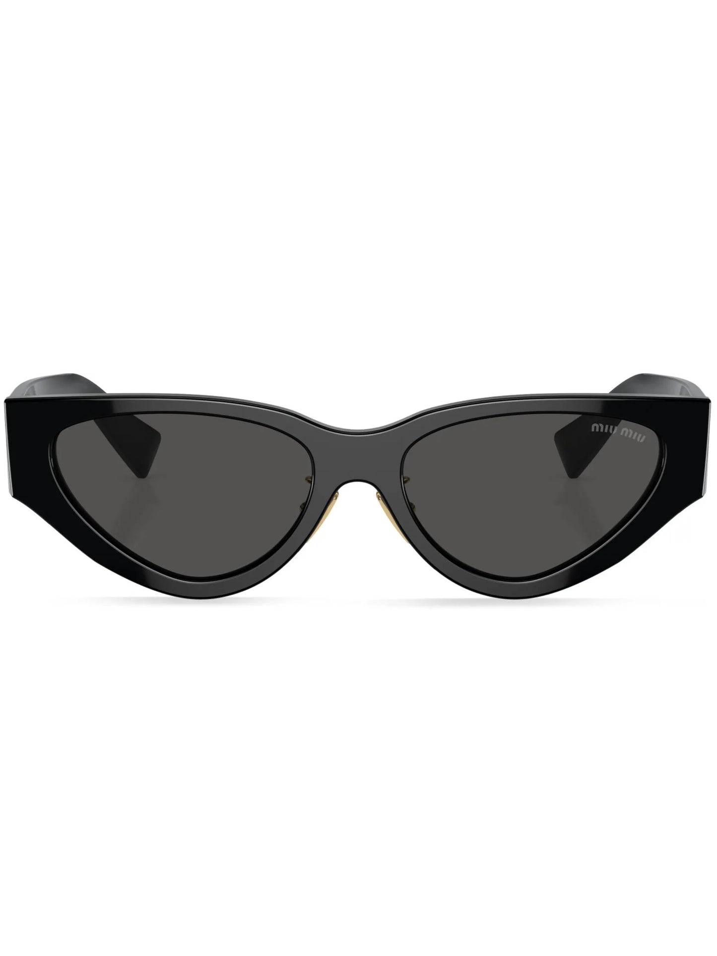 logo-lettering geometric sunglasses