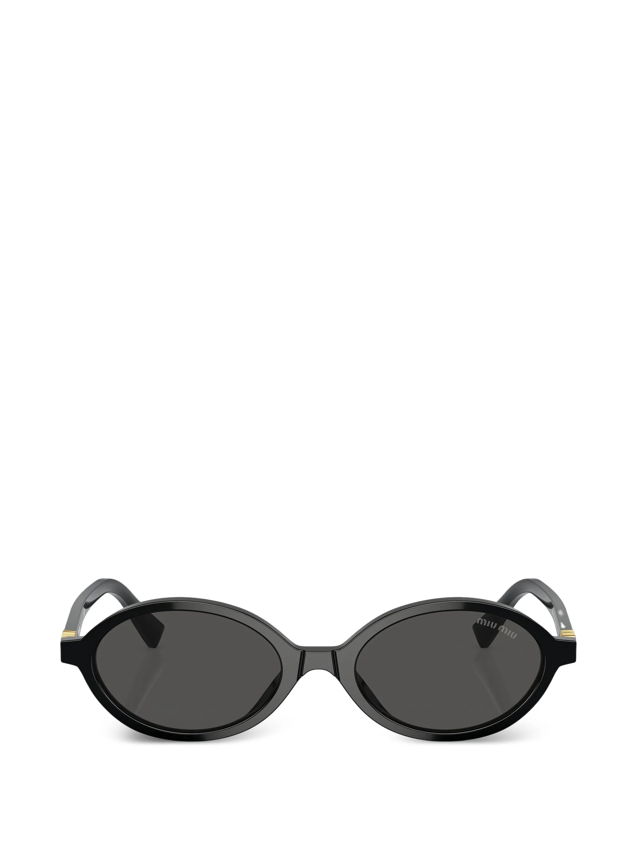 oval-frame sunglasses