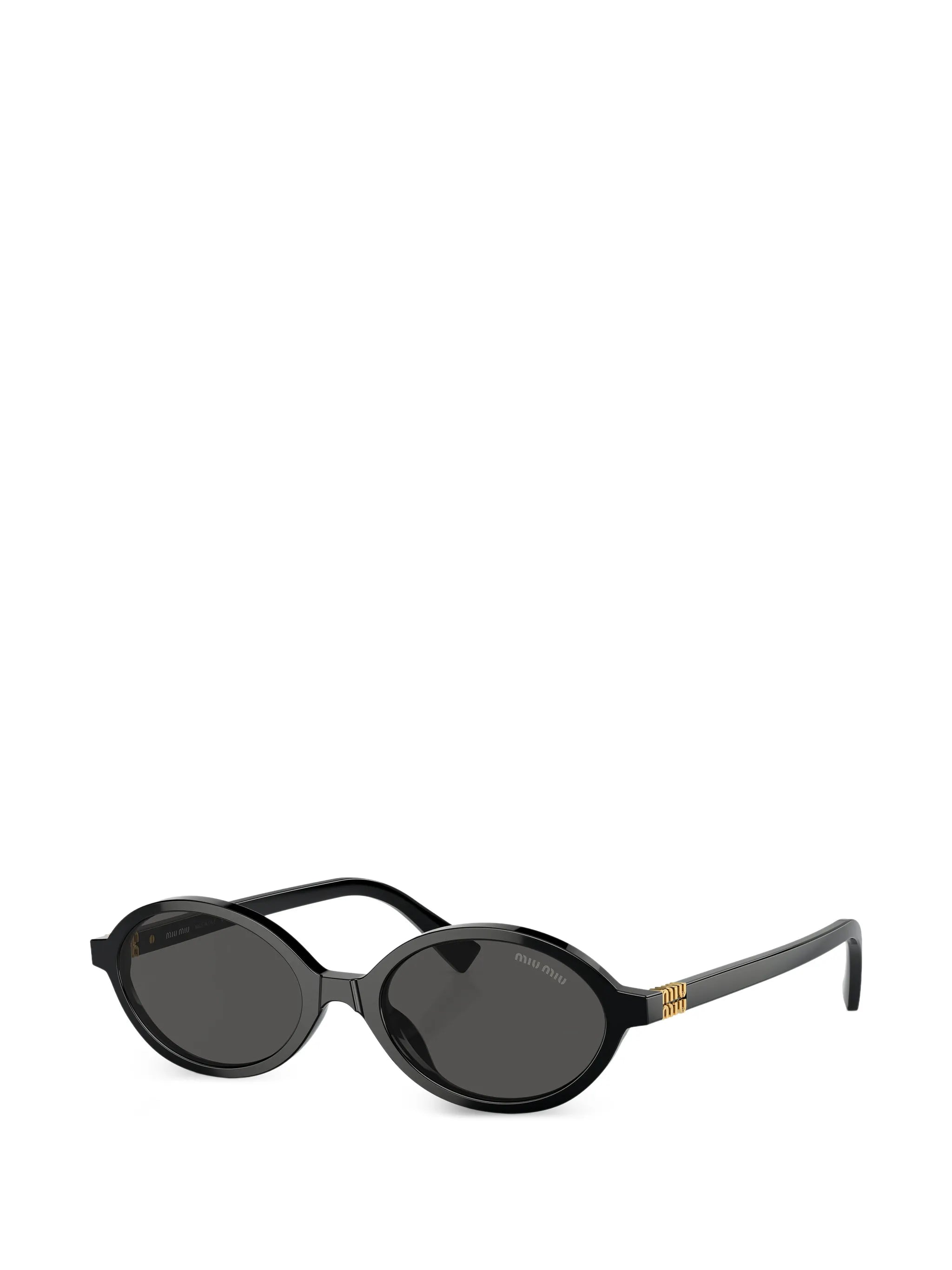 oval-frame sunglasses