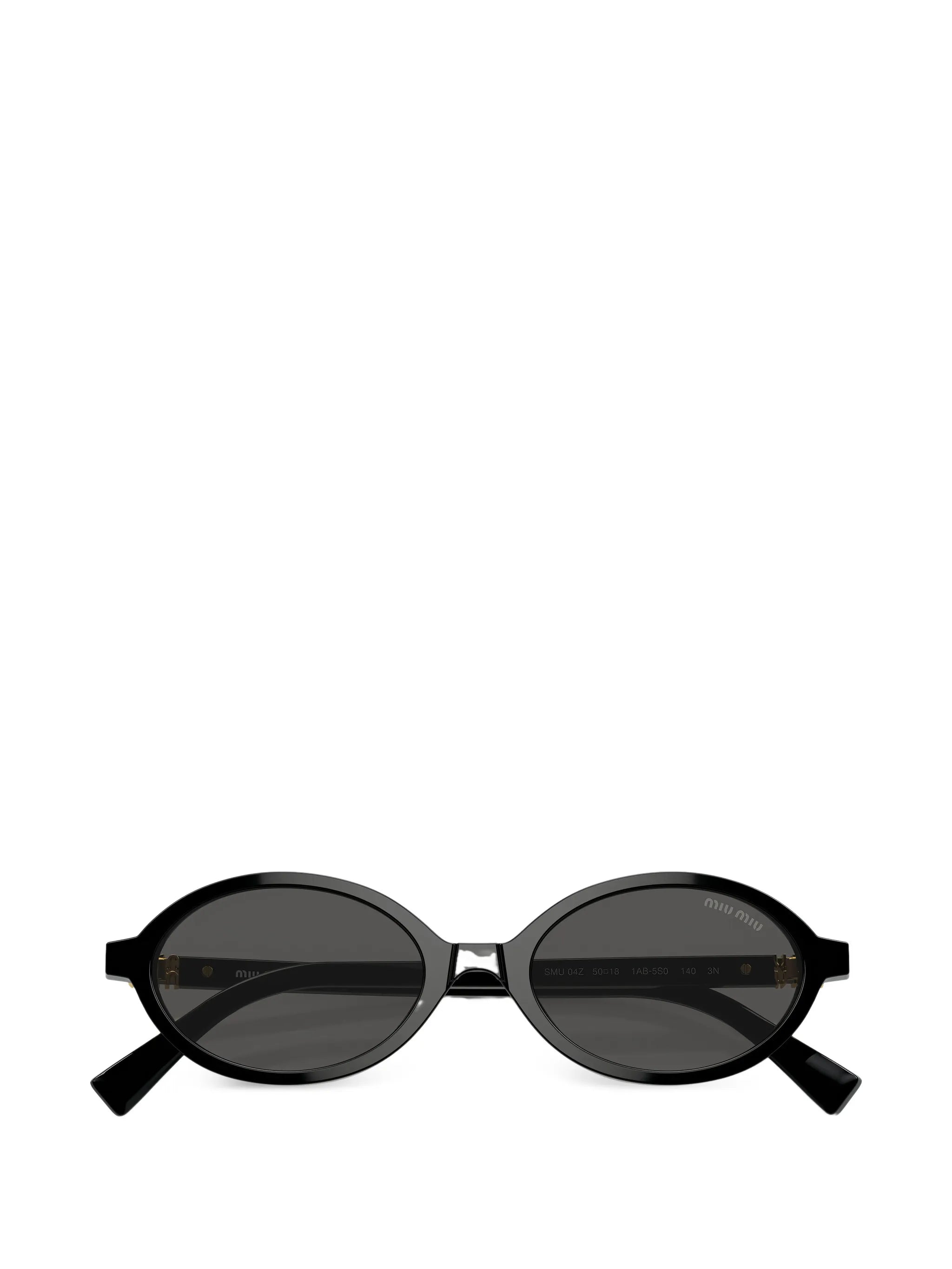 oval-frame sunglasses