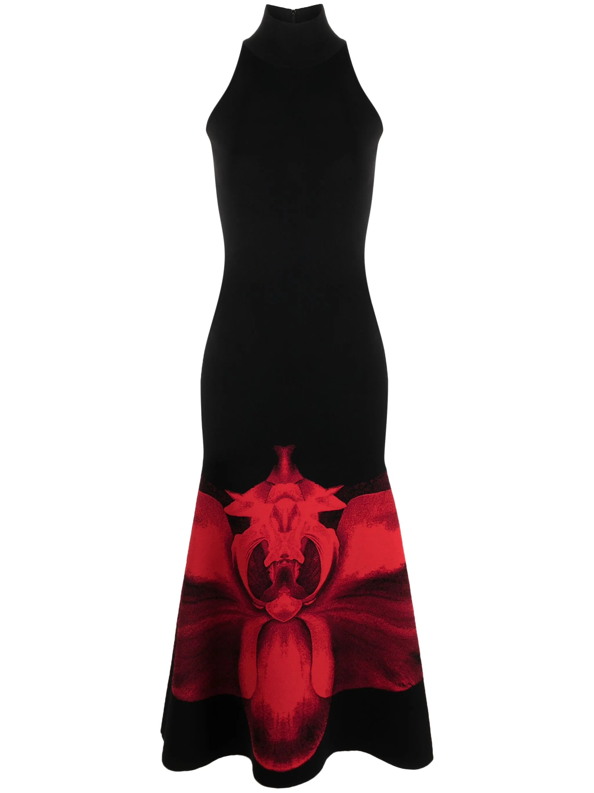 Ethereal Orchid-jacquard maxi dress