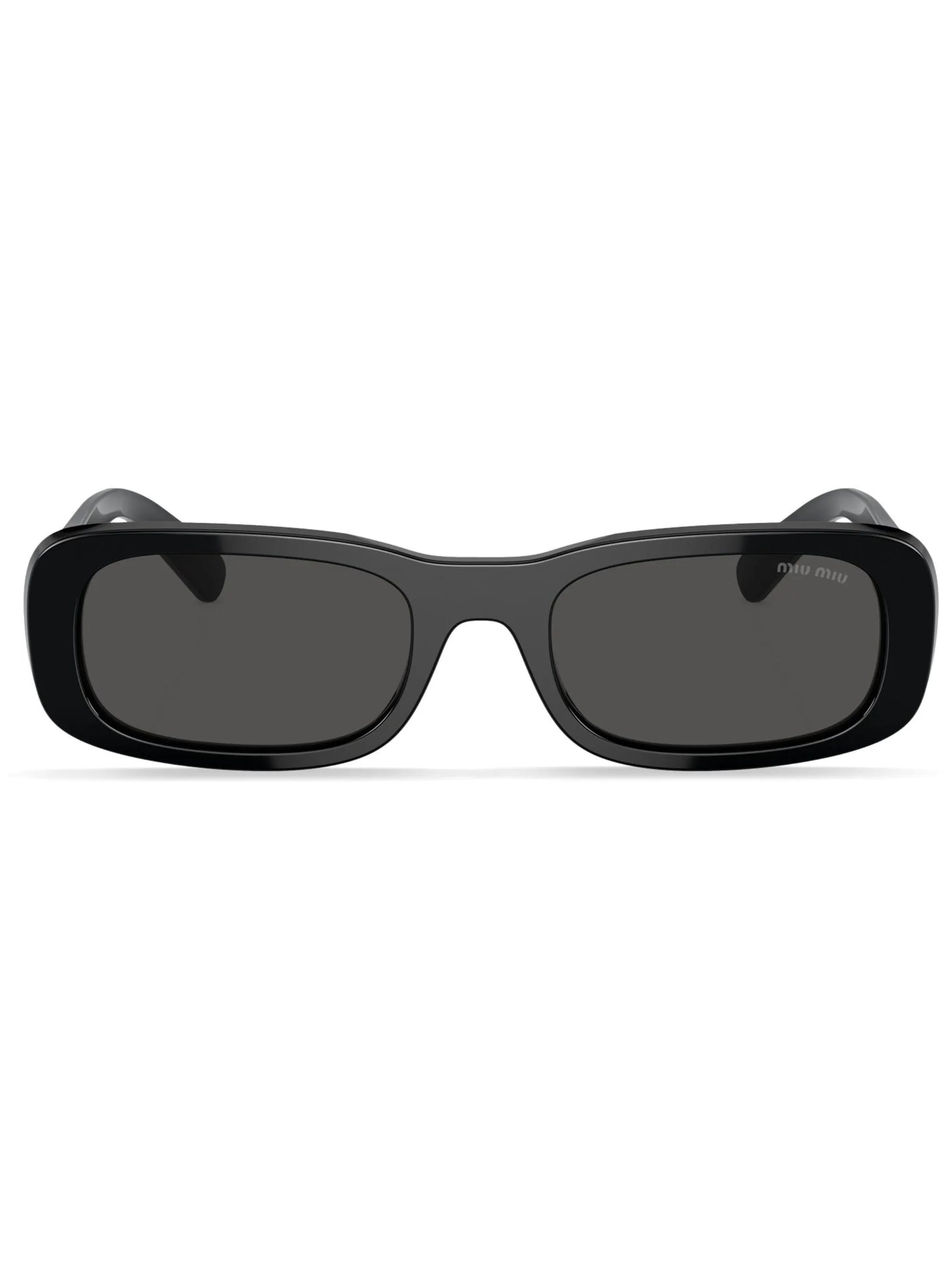 rectangle-frame tinted sunglasses