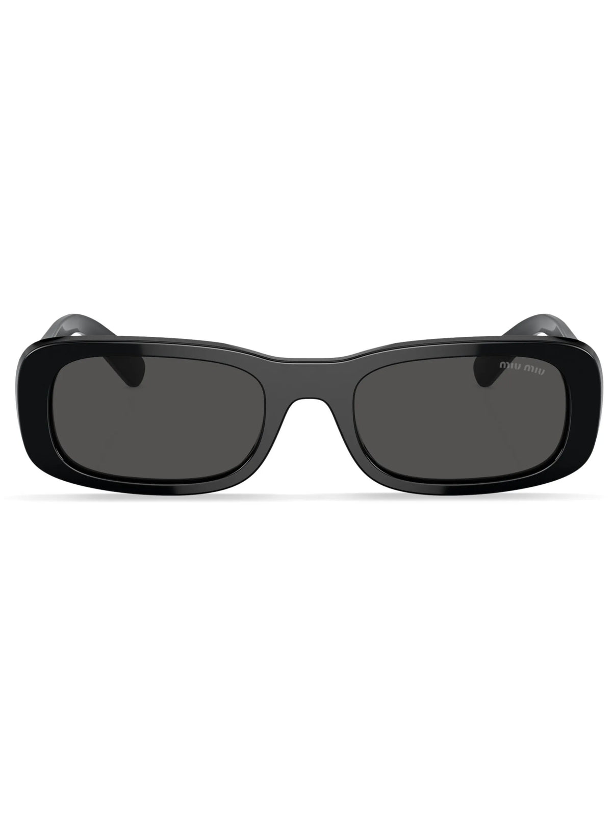 rectangle-frame tinted sunglasses