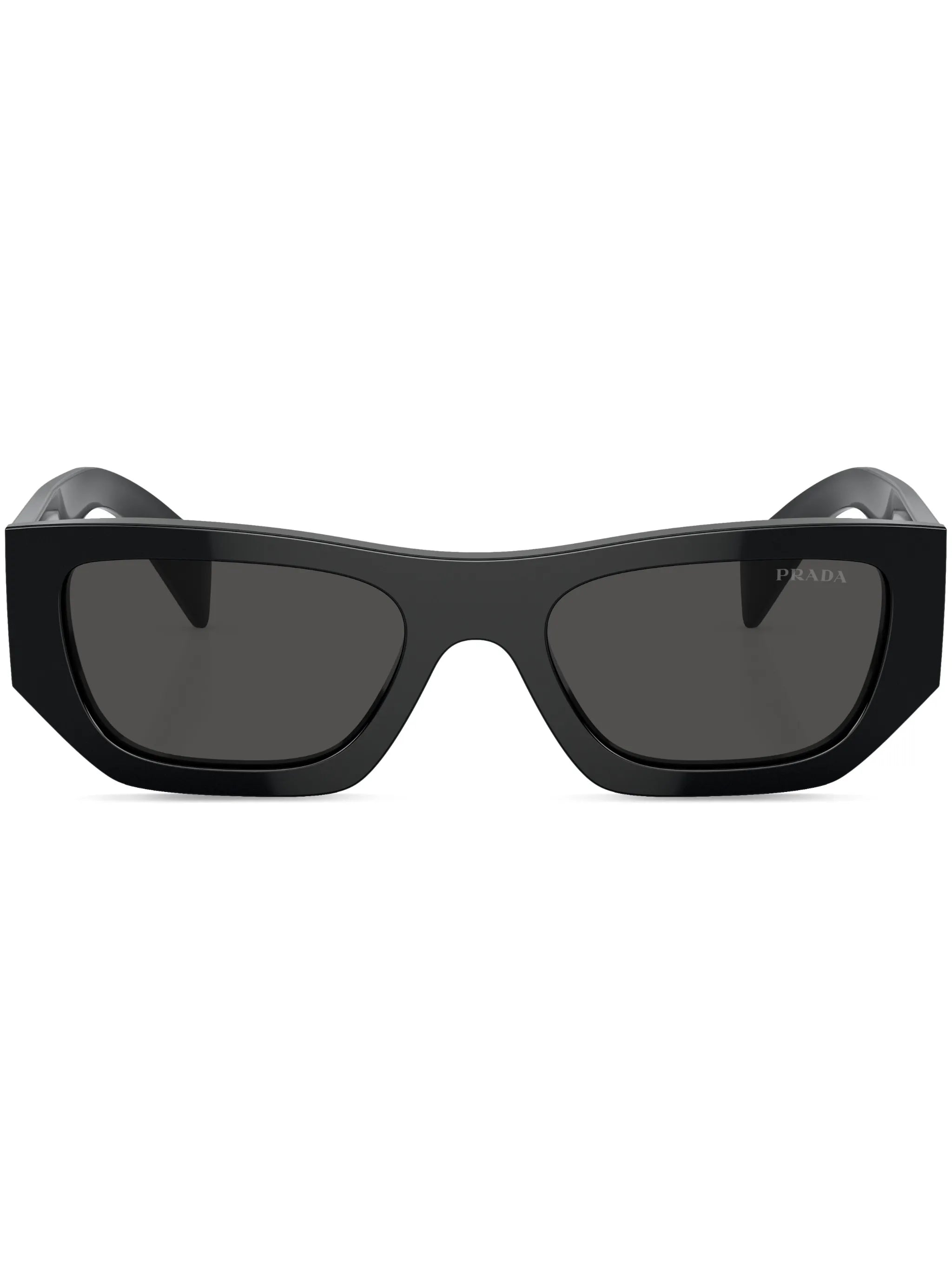 logo-lettering geometric sunglasses