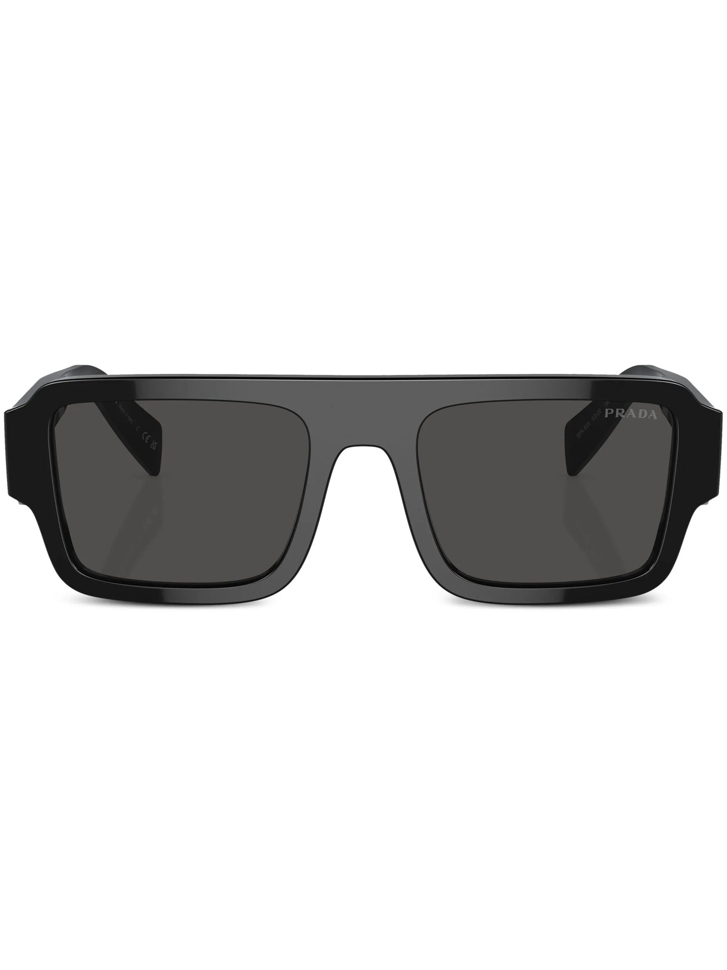 logo-engraved square-frame sunglasses
