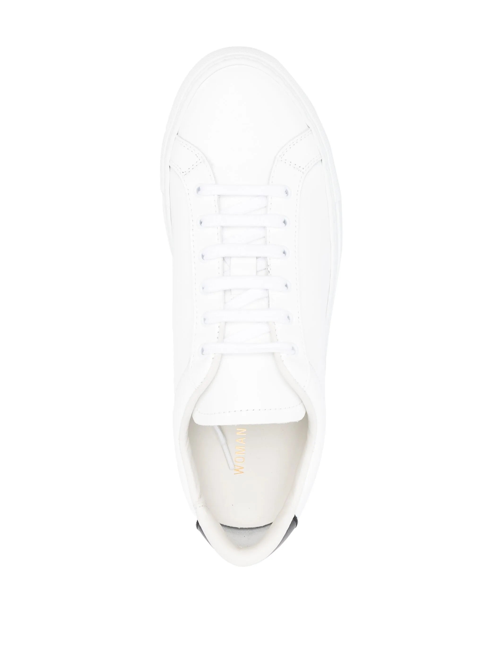 Retro leather sneakers