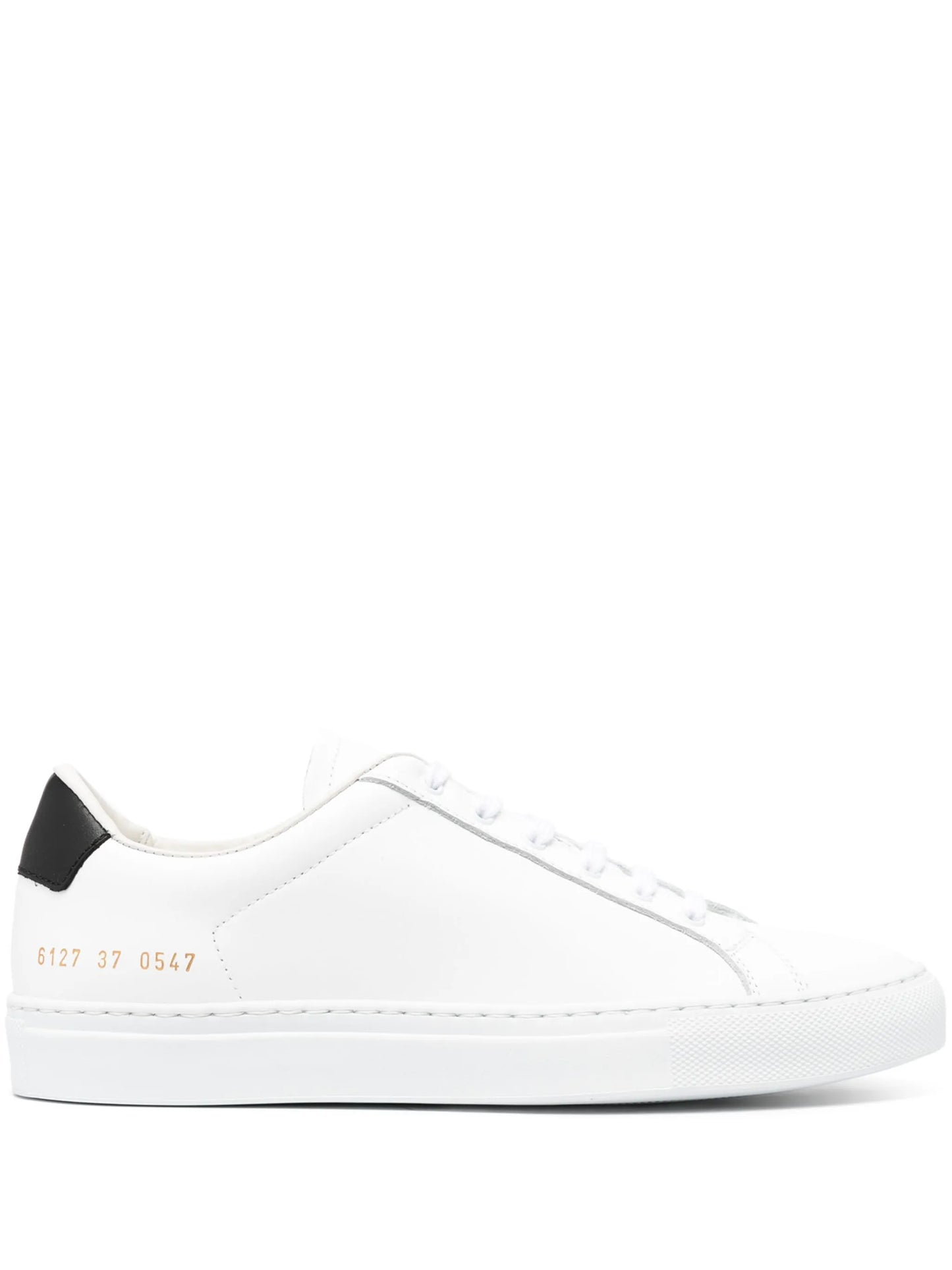 Retro leather sneakers