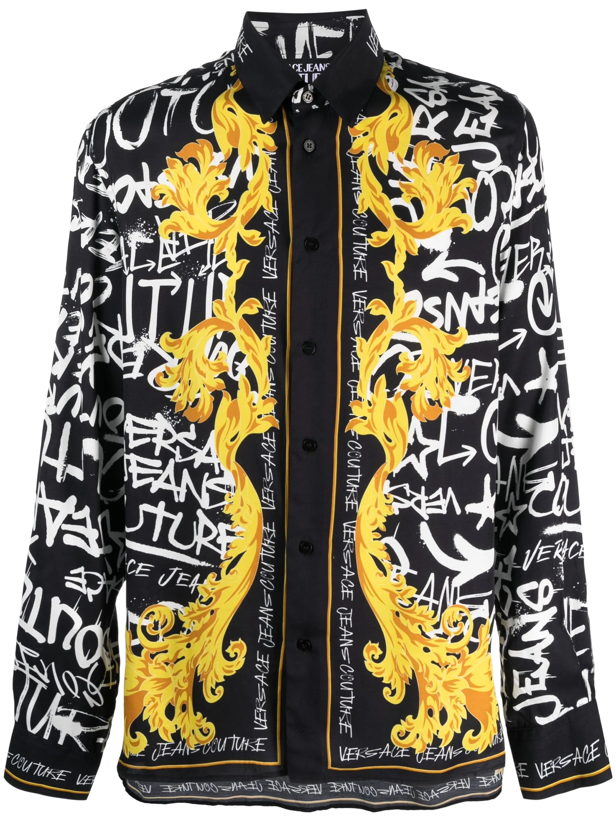 logo-print long-sleeve shirt