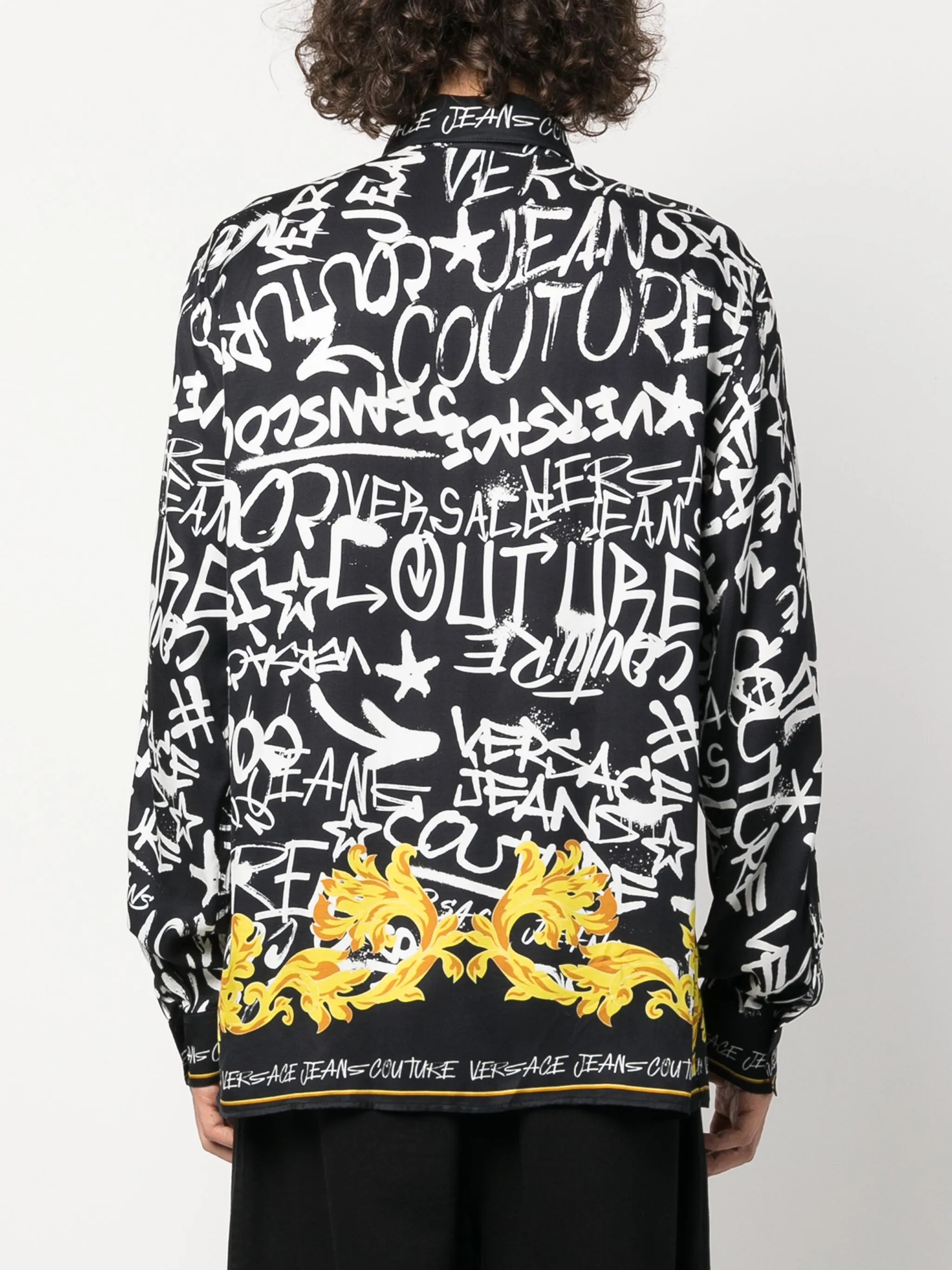 logo-print long-sleeve shirt