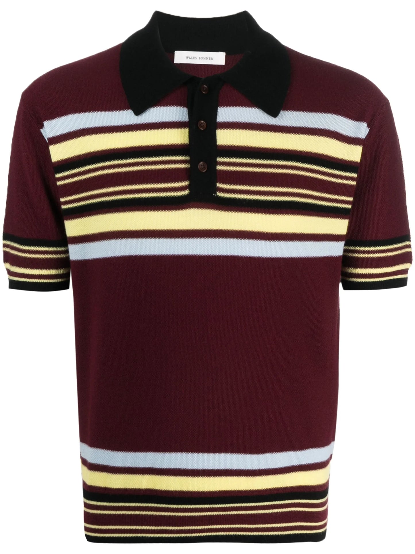 Wander striped wool polo shirt