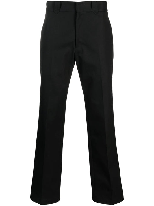 Cavalry straight-leg cotton trousers