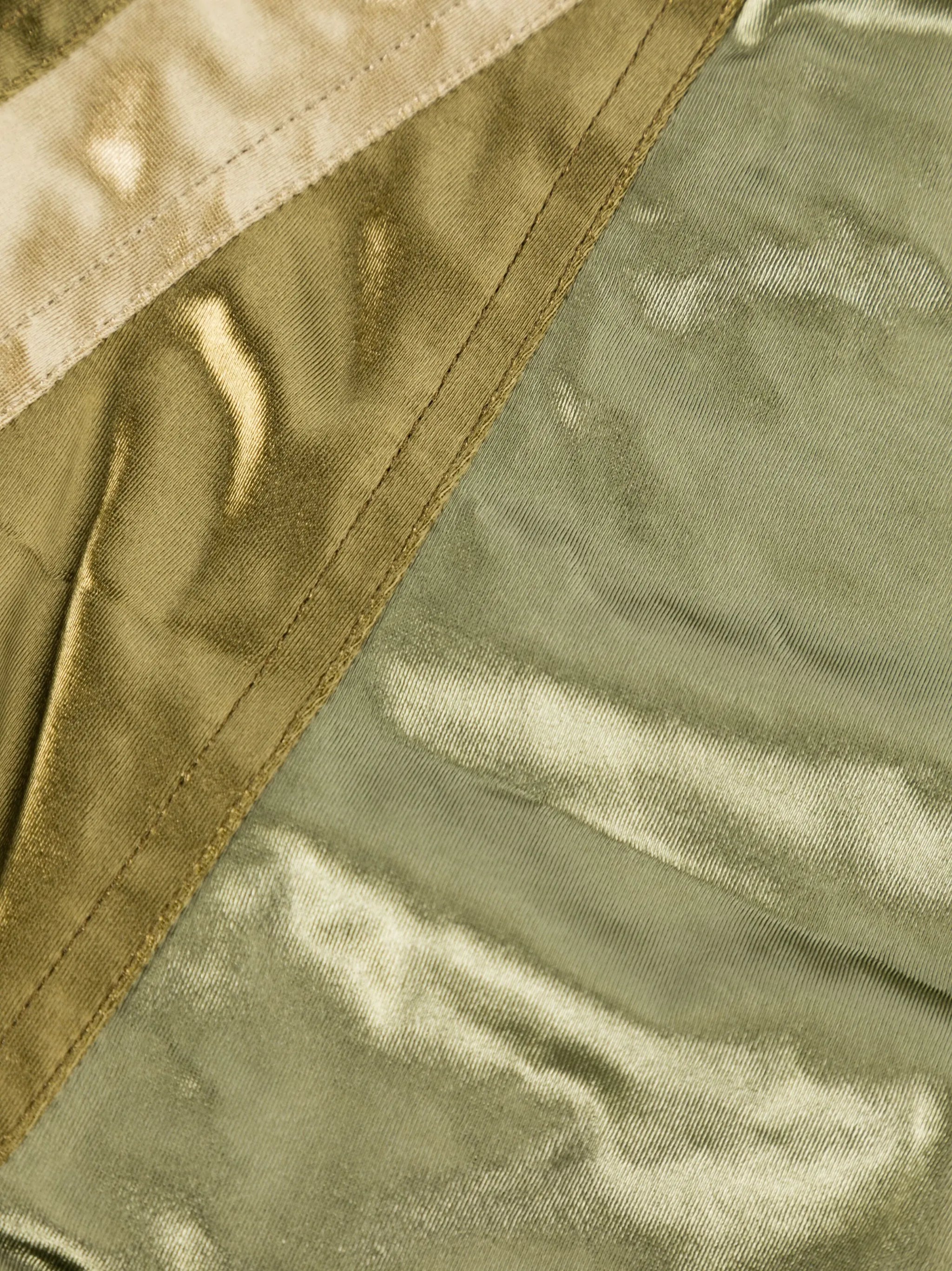 Course high-waist bikini bottoms