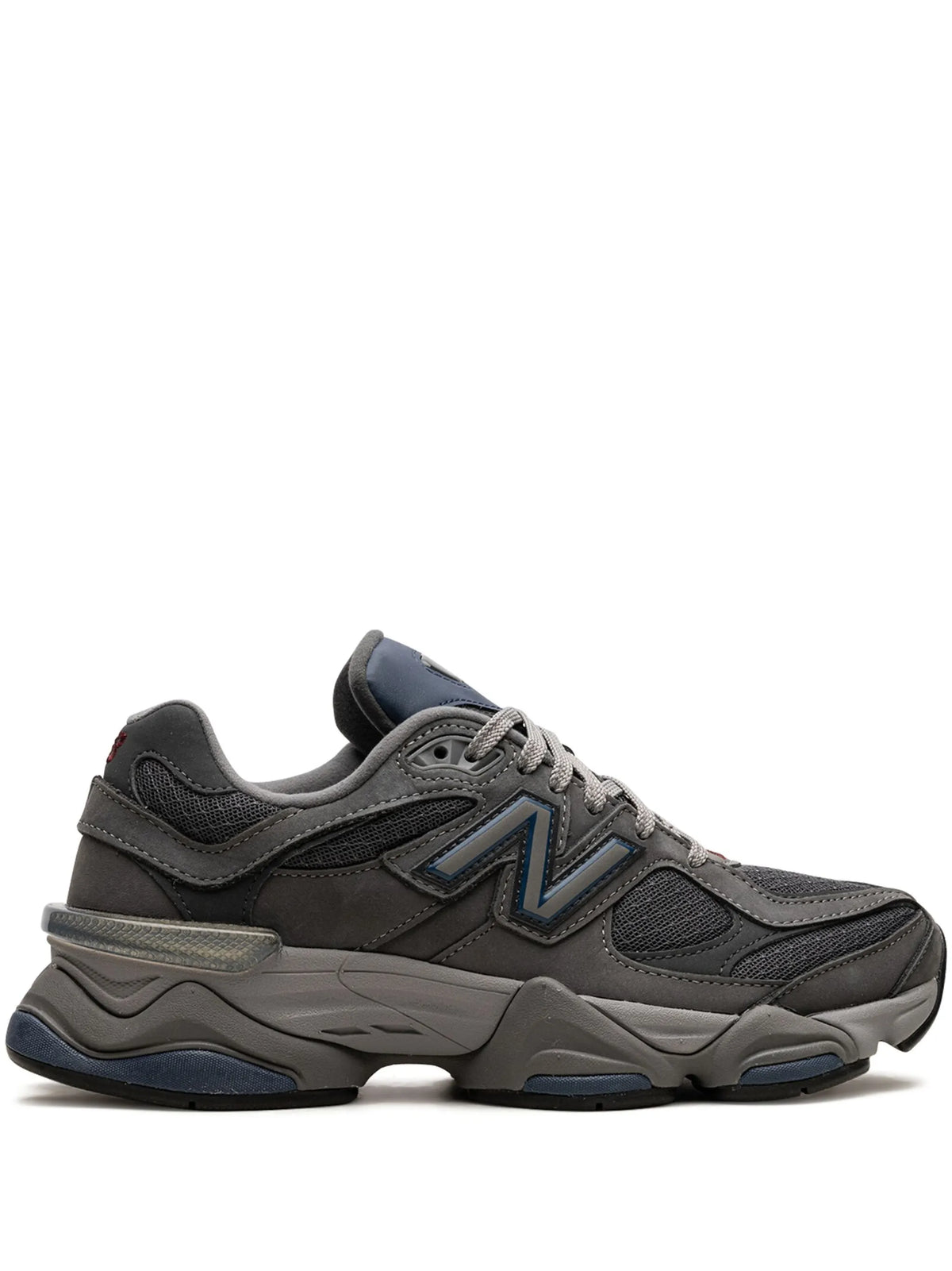 9060 panelled suede sneakers