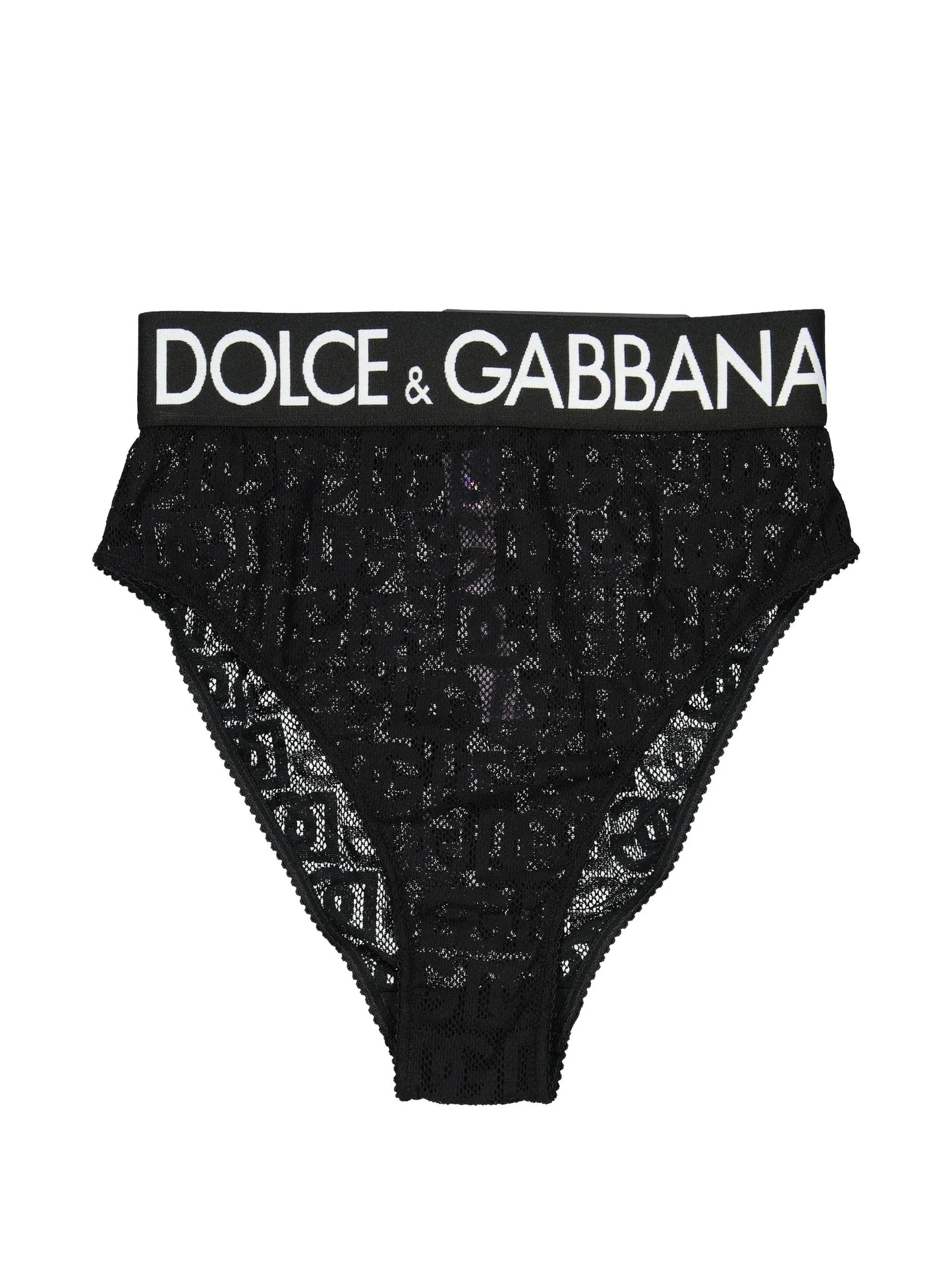 logo-jacquard high-waist briefs