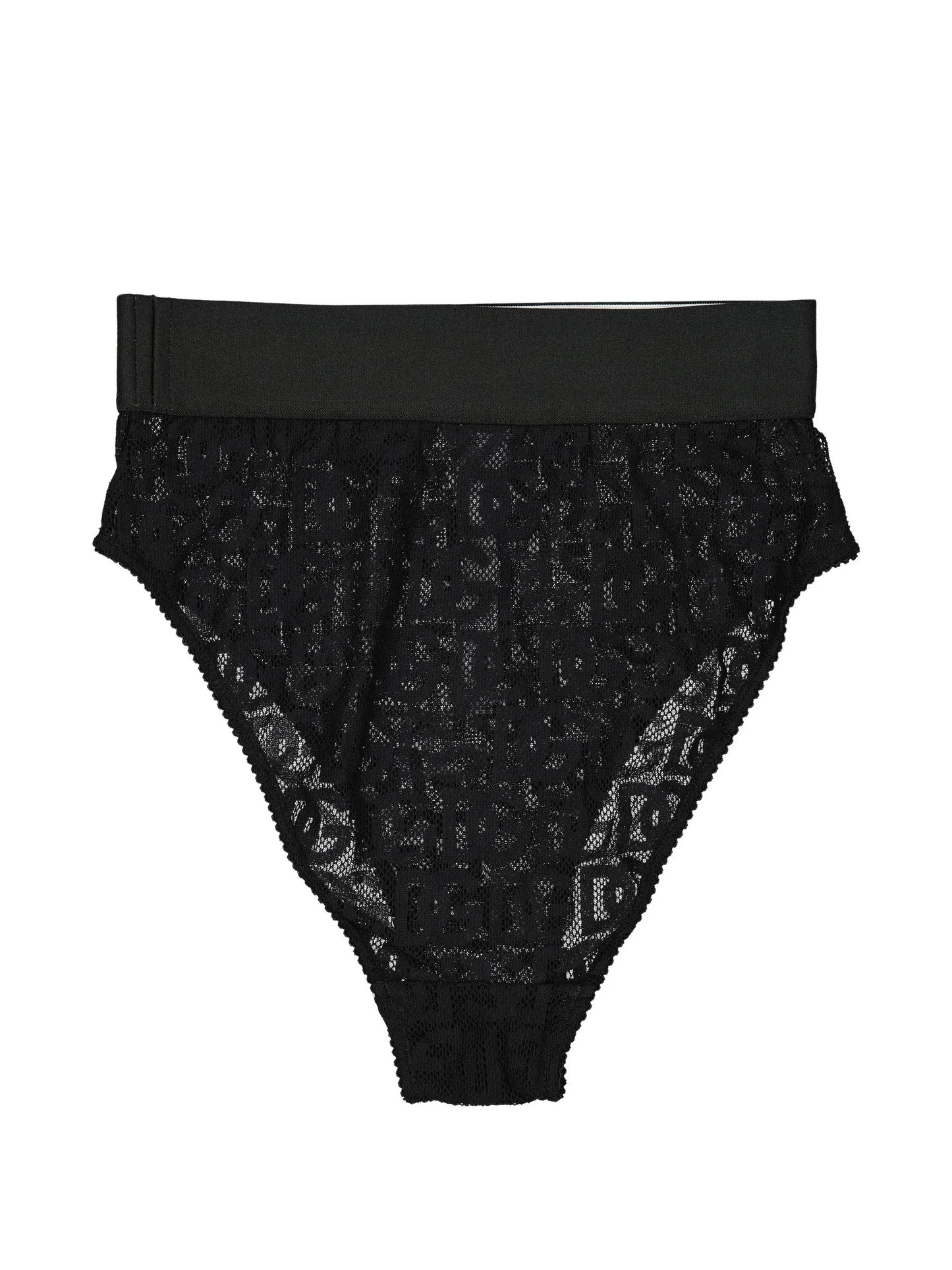 logo-jacquard high-waist briefs