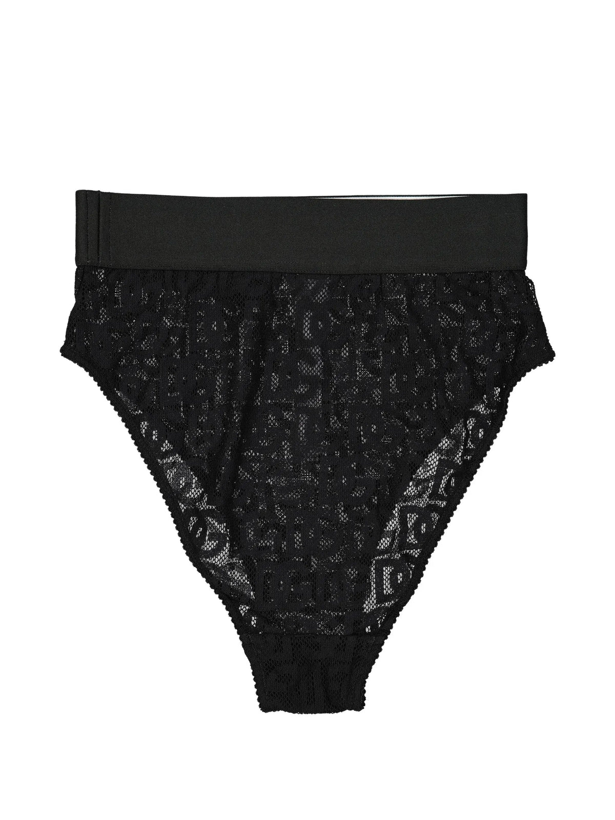 logo-jacquard high-waist briefs