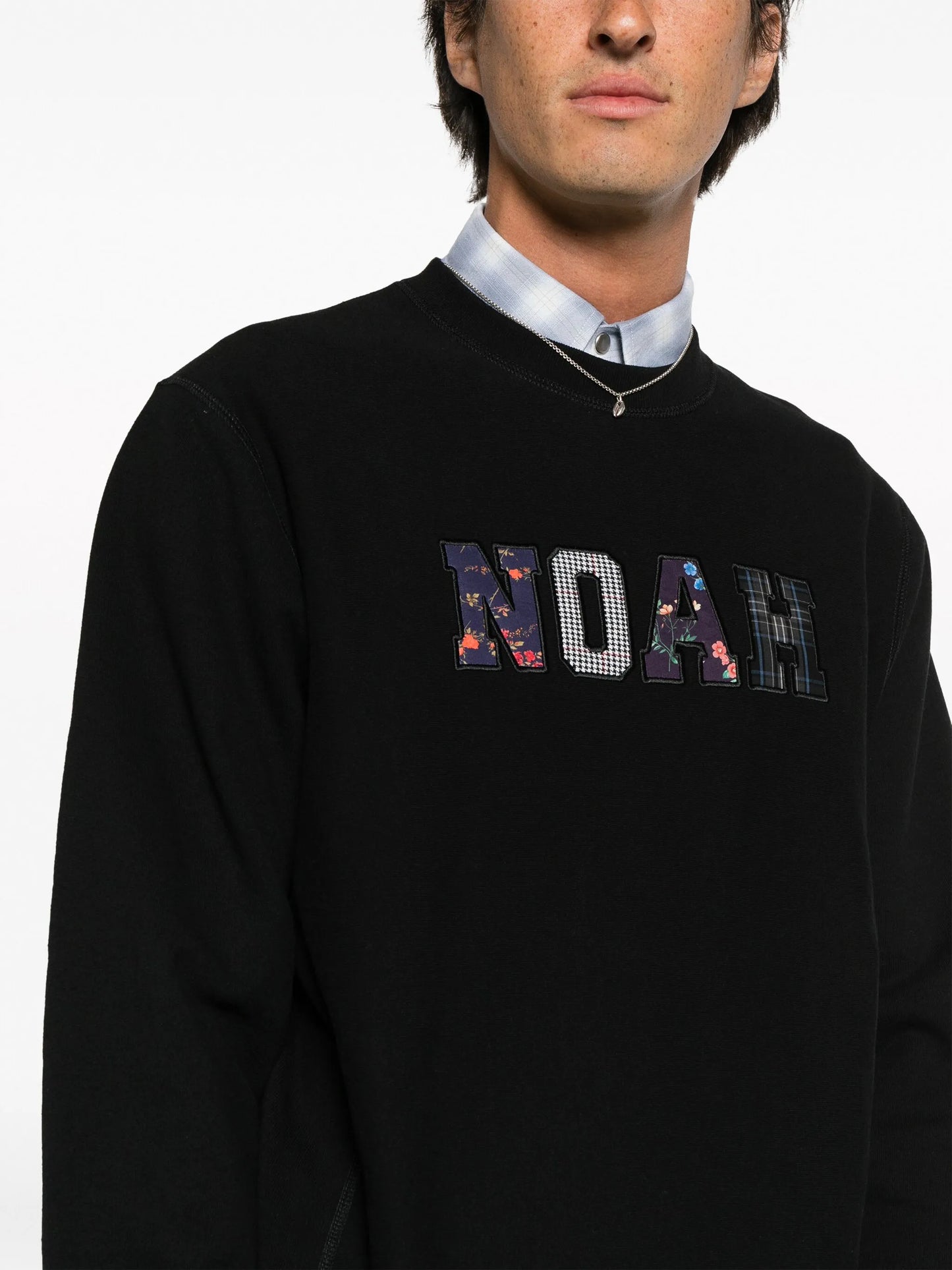 logo-applique cotton sweatshirt
