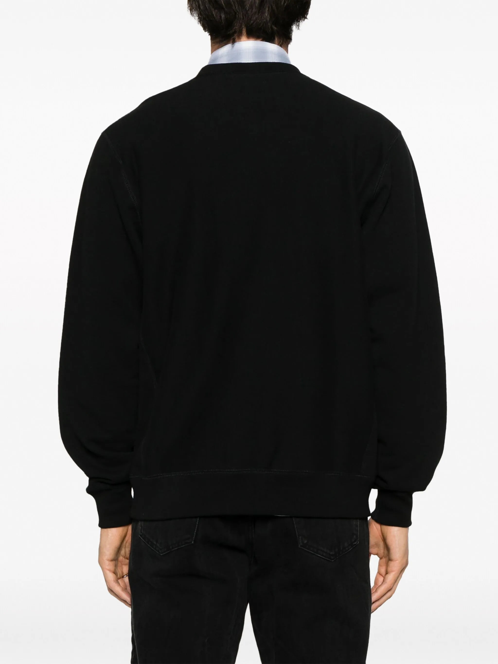 logo-applique cotton sweatshirt