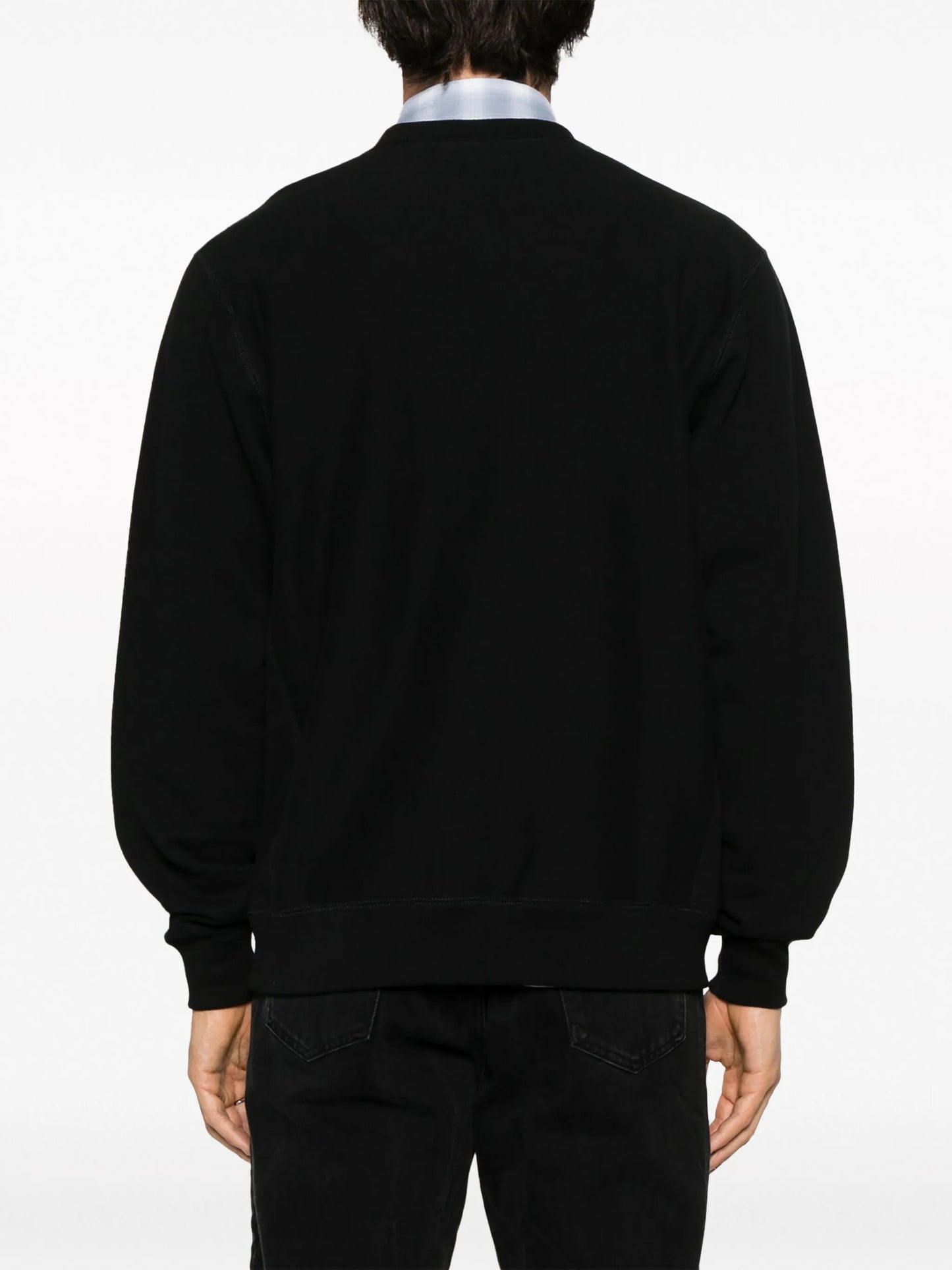 logo-applique cotton sweatshirt