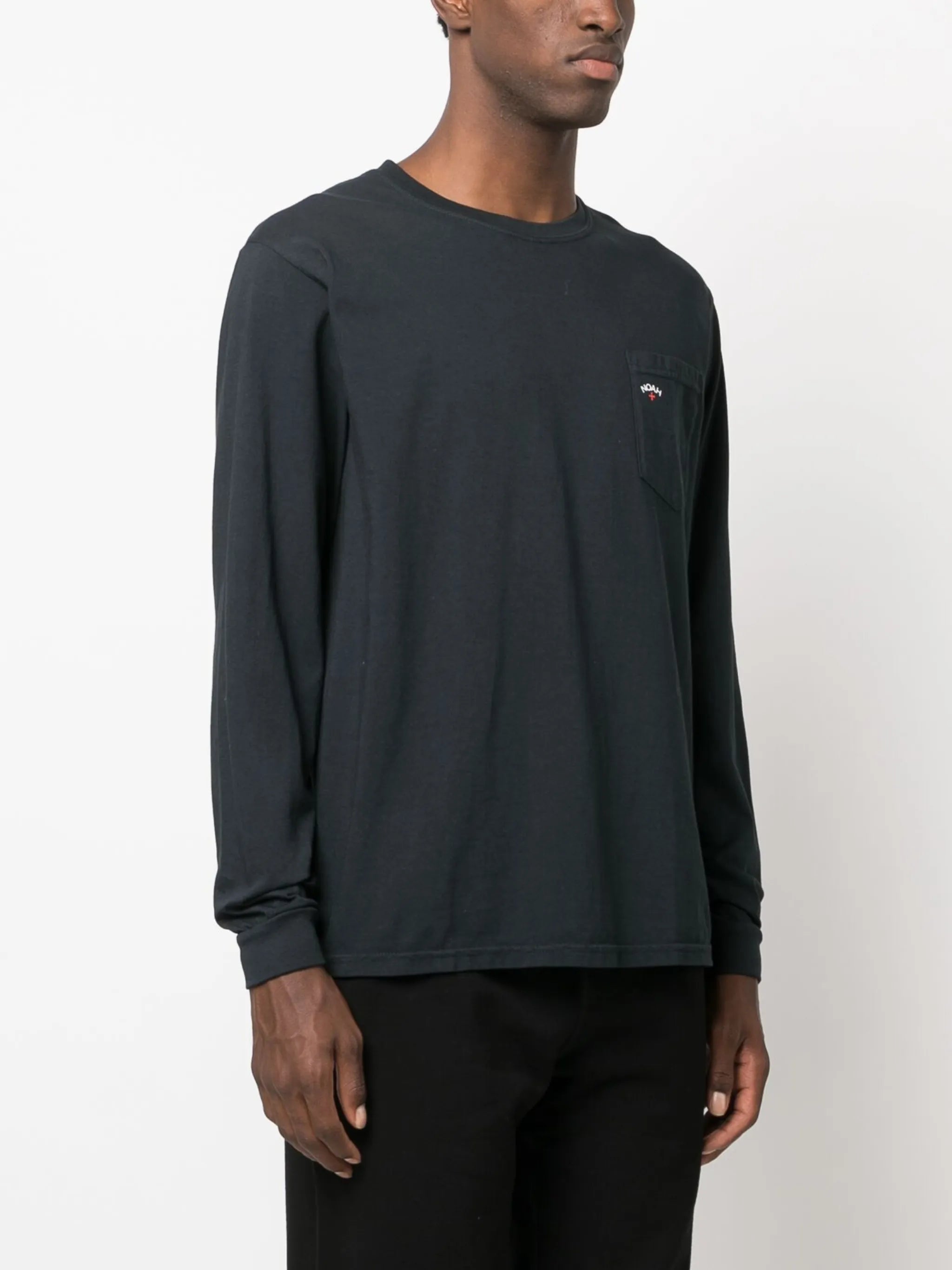 logo-print long-sleeved T-shirt