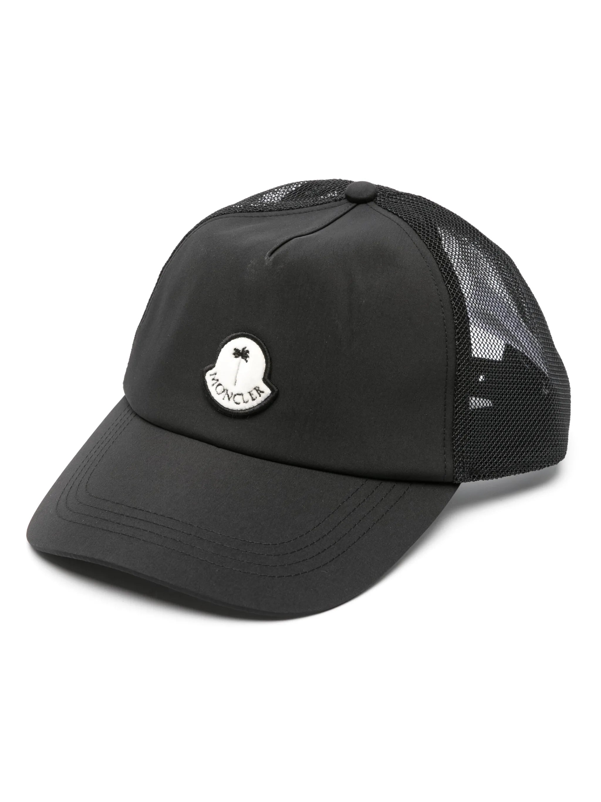 x Palm Angels logo-patch mesh cap