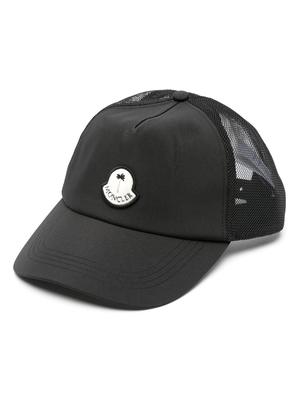 x Palm Angels logo-patch mesh cap