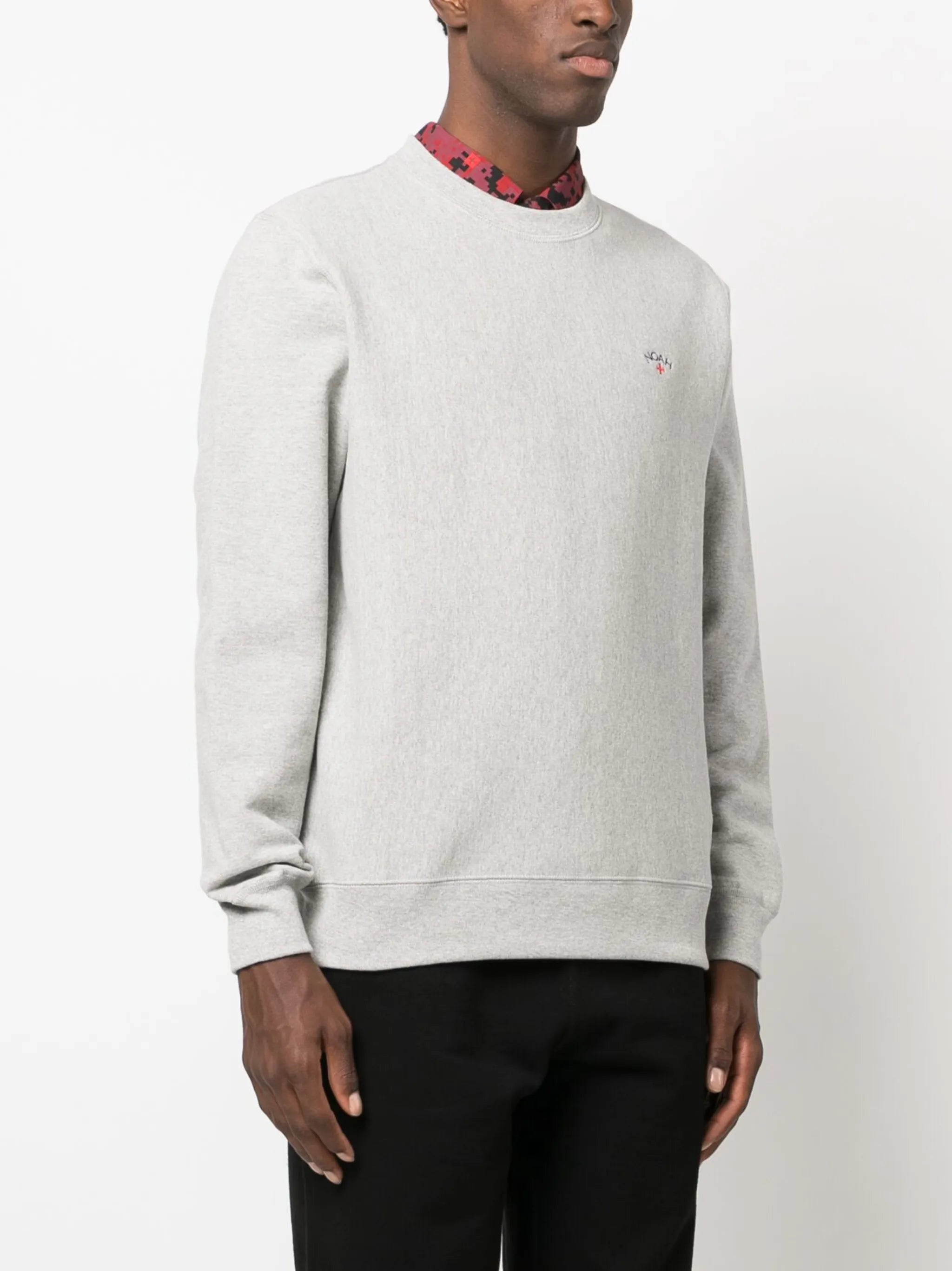 logo-embroidered jersey sweatshirt