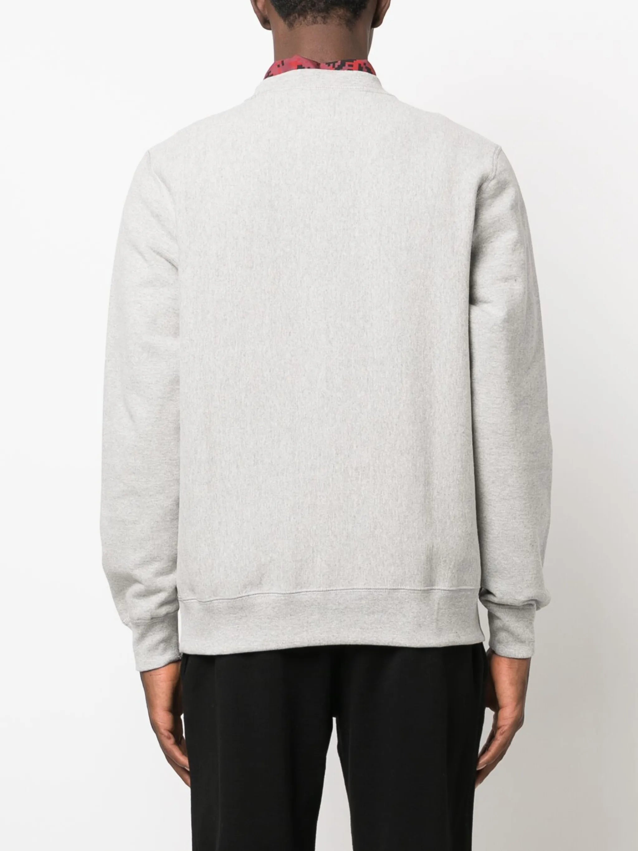 logo-embroidered jersey sweatshirt