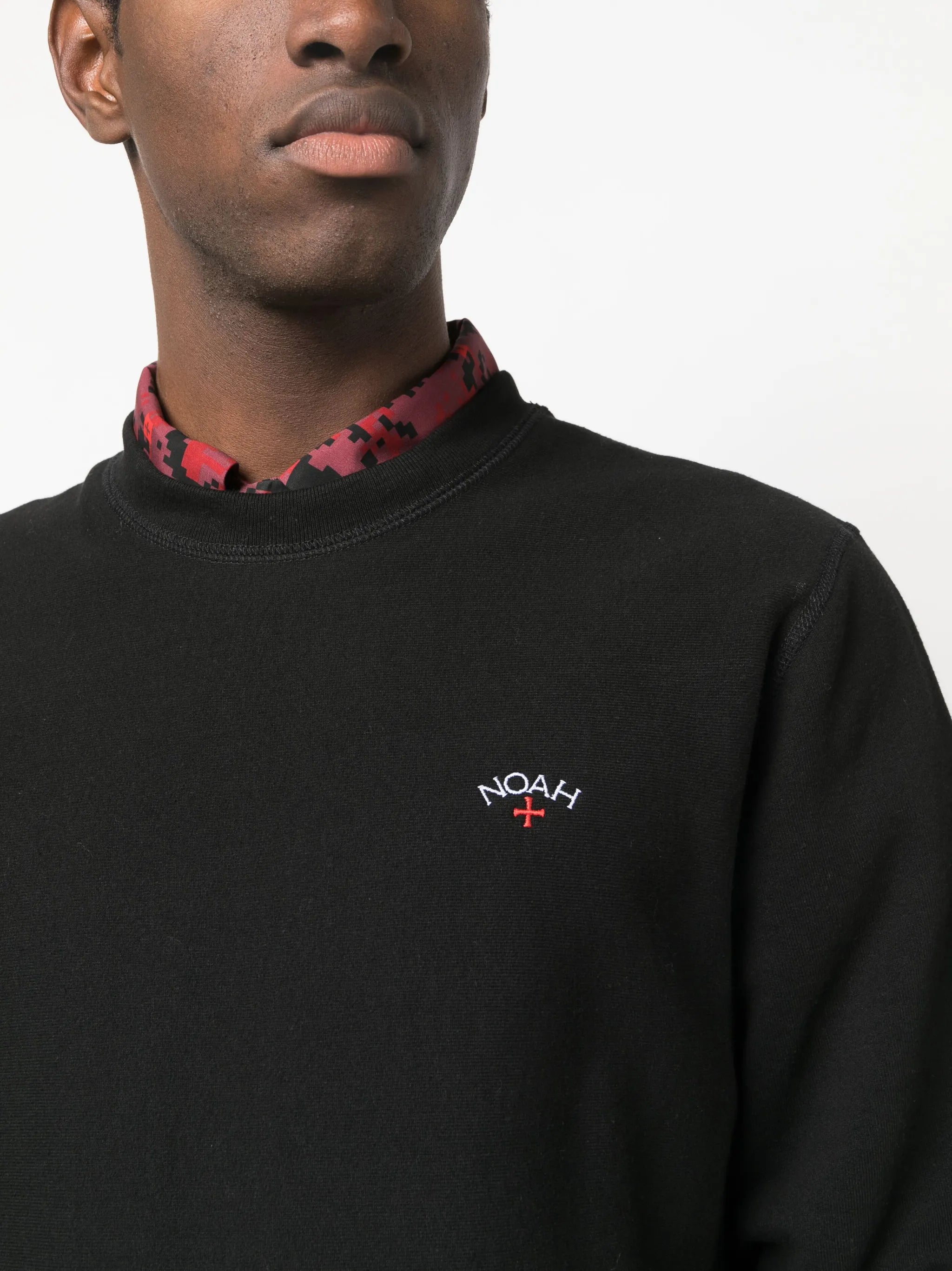 logo-embroidered cotton sweatshirt