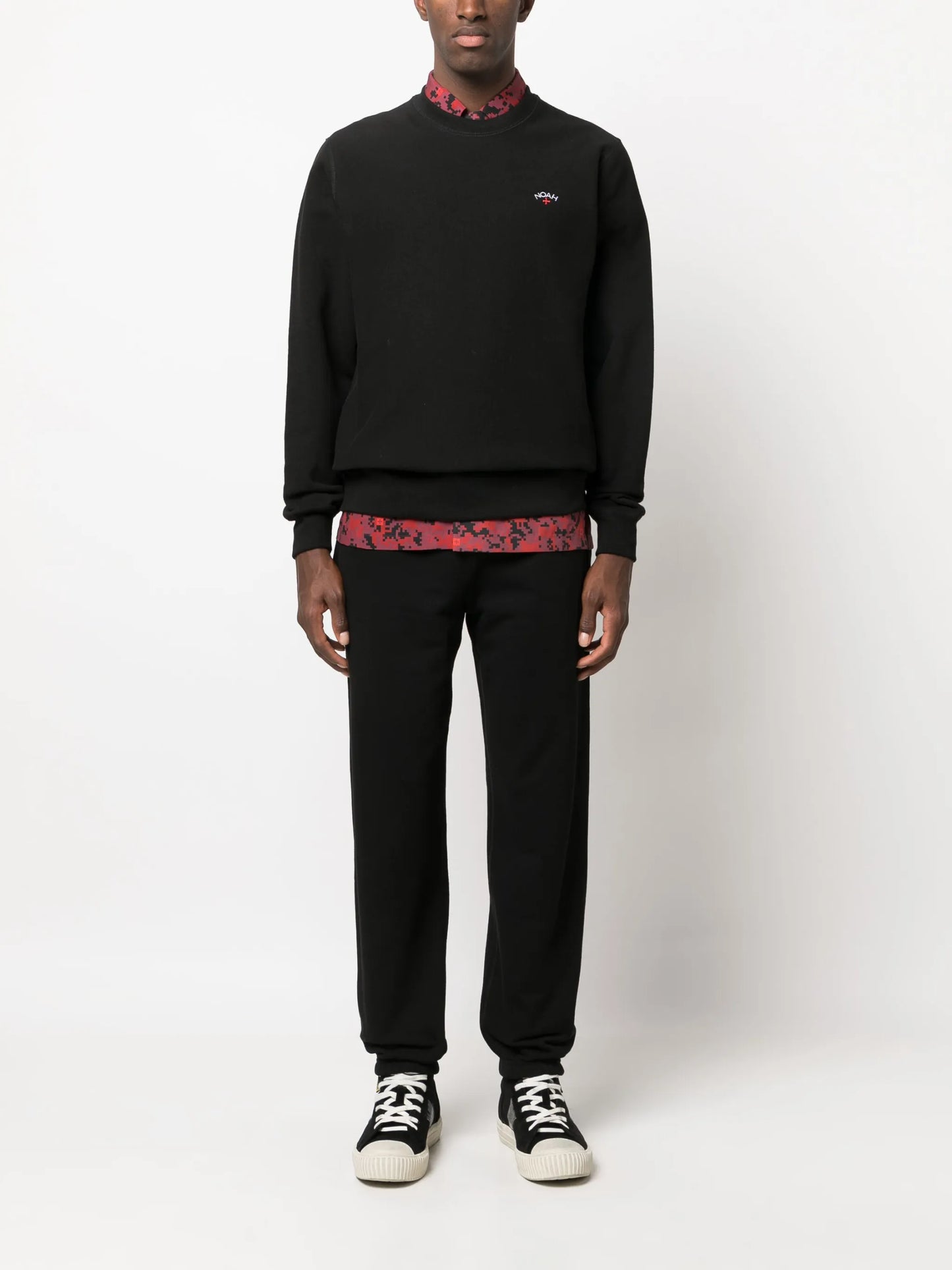 logo-embroidered cotton sweatshirt
