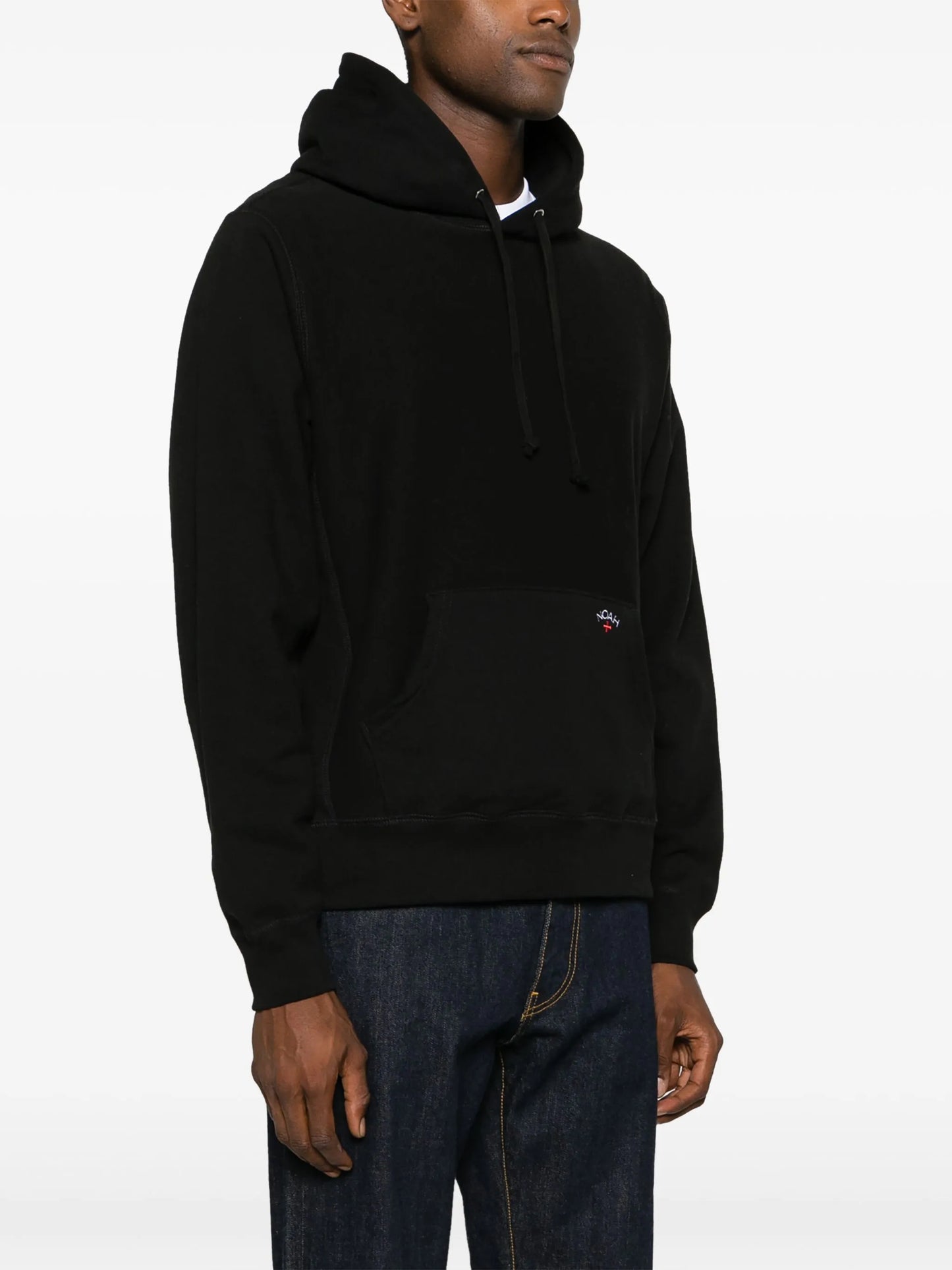 Classic logo-embroidered cotton hoodie