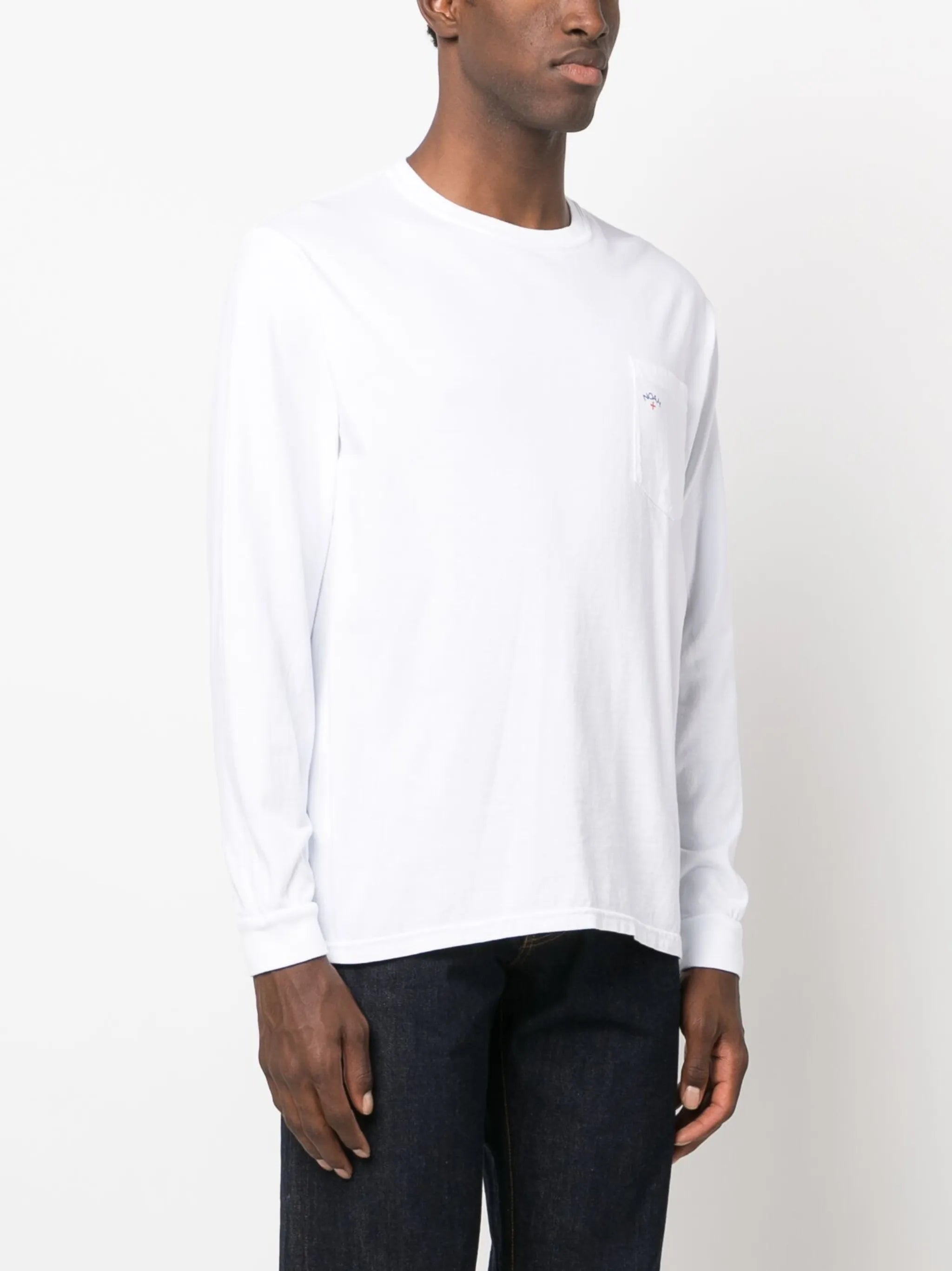 logo-print long-sleeved T-shirt