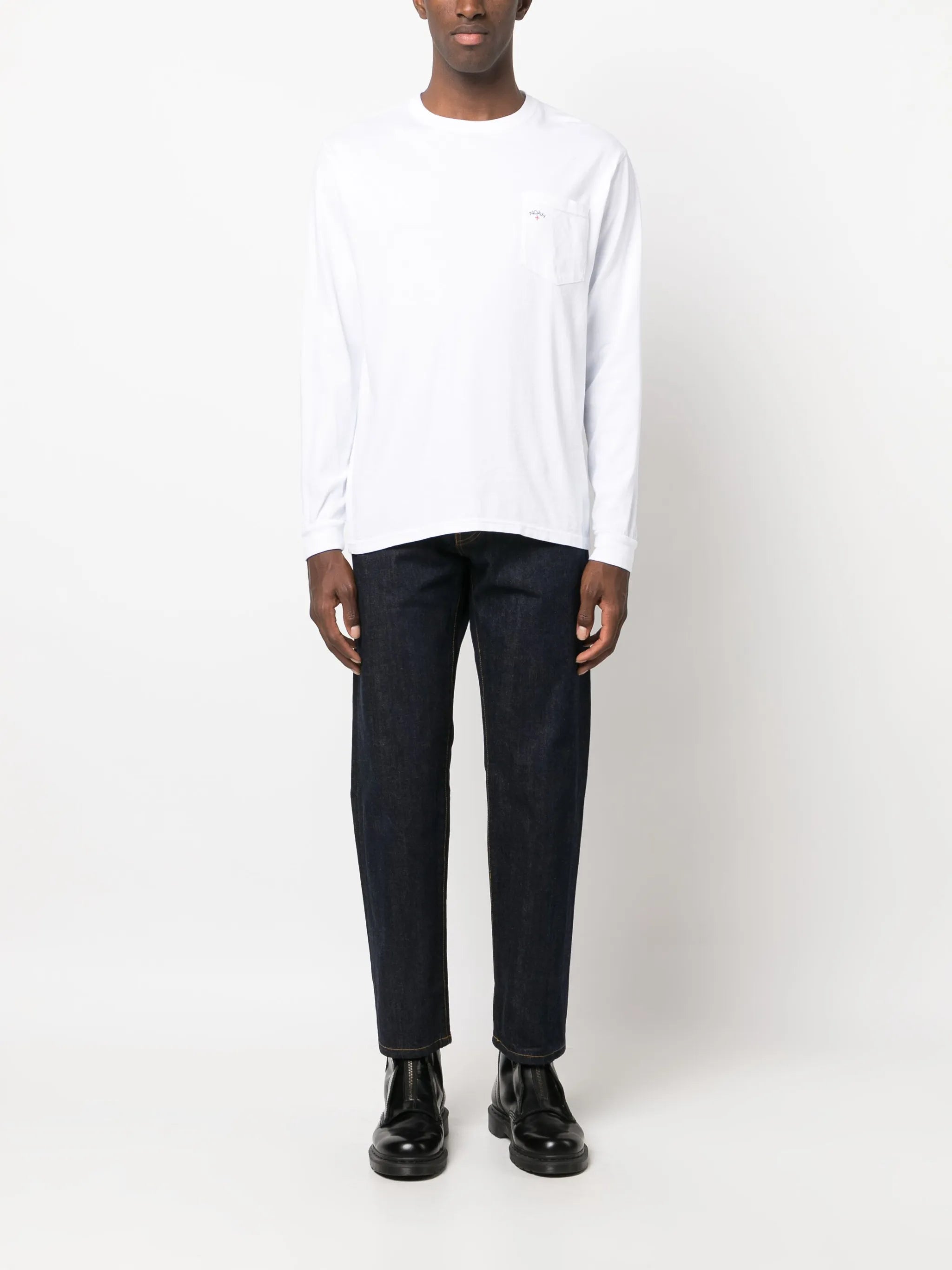 logo-print long-sleeved T-shirt