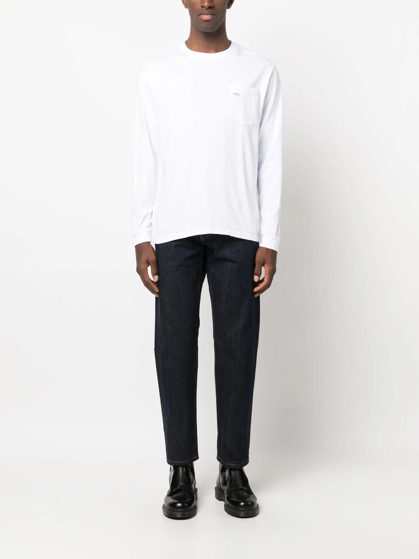 logo-print long-sleeved T-shirt