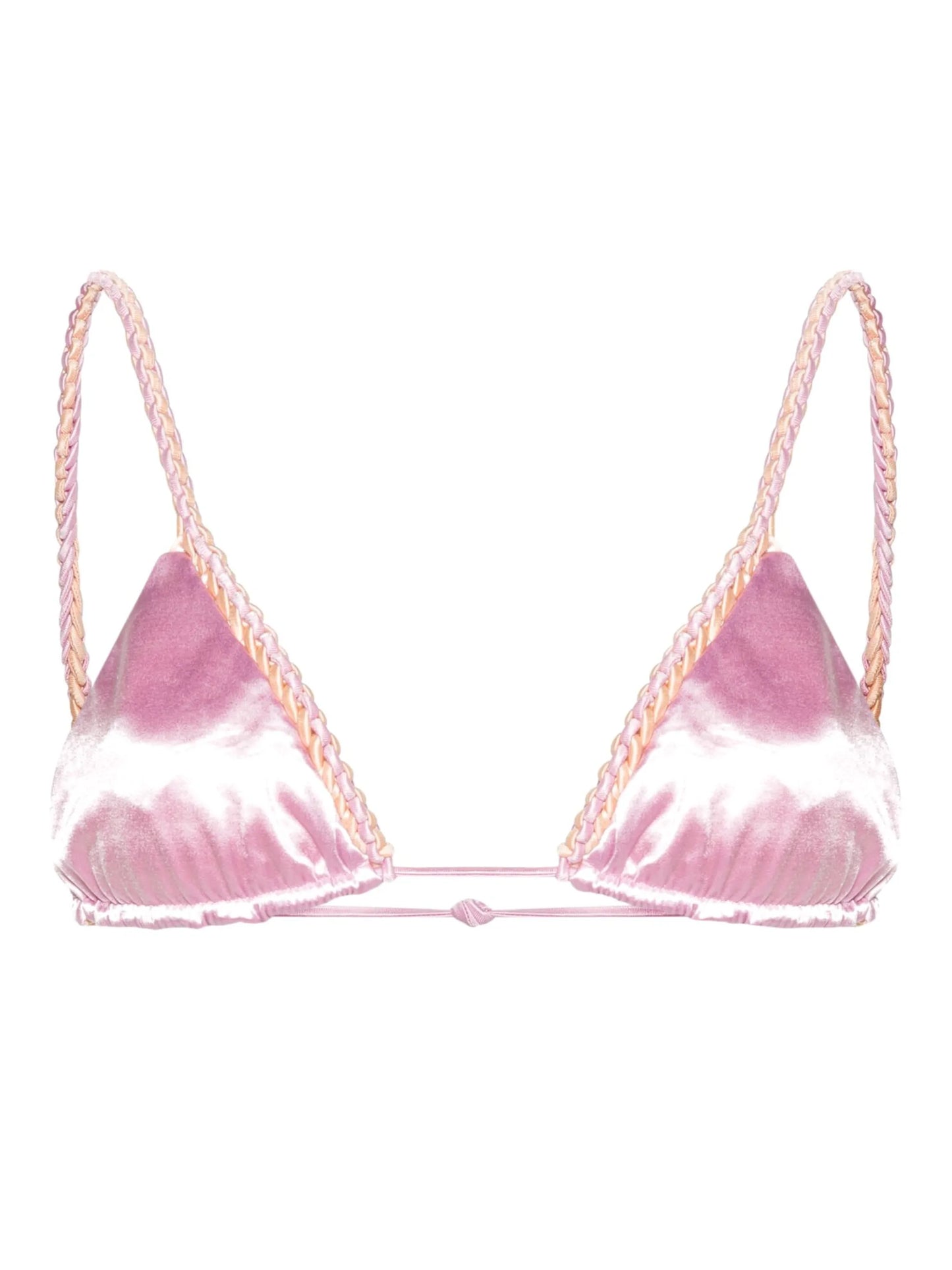 Exclusive triangle-cup bikini top
