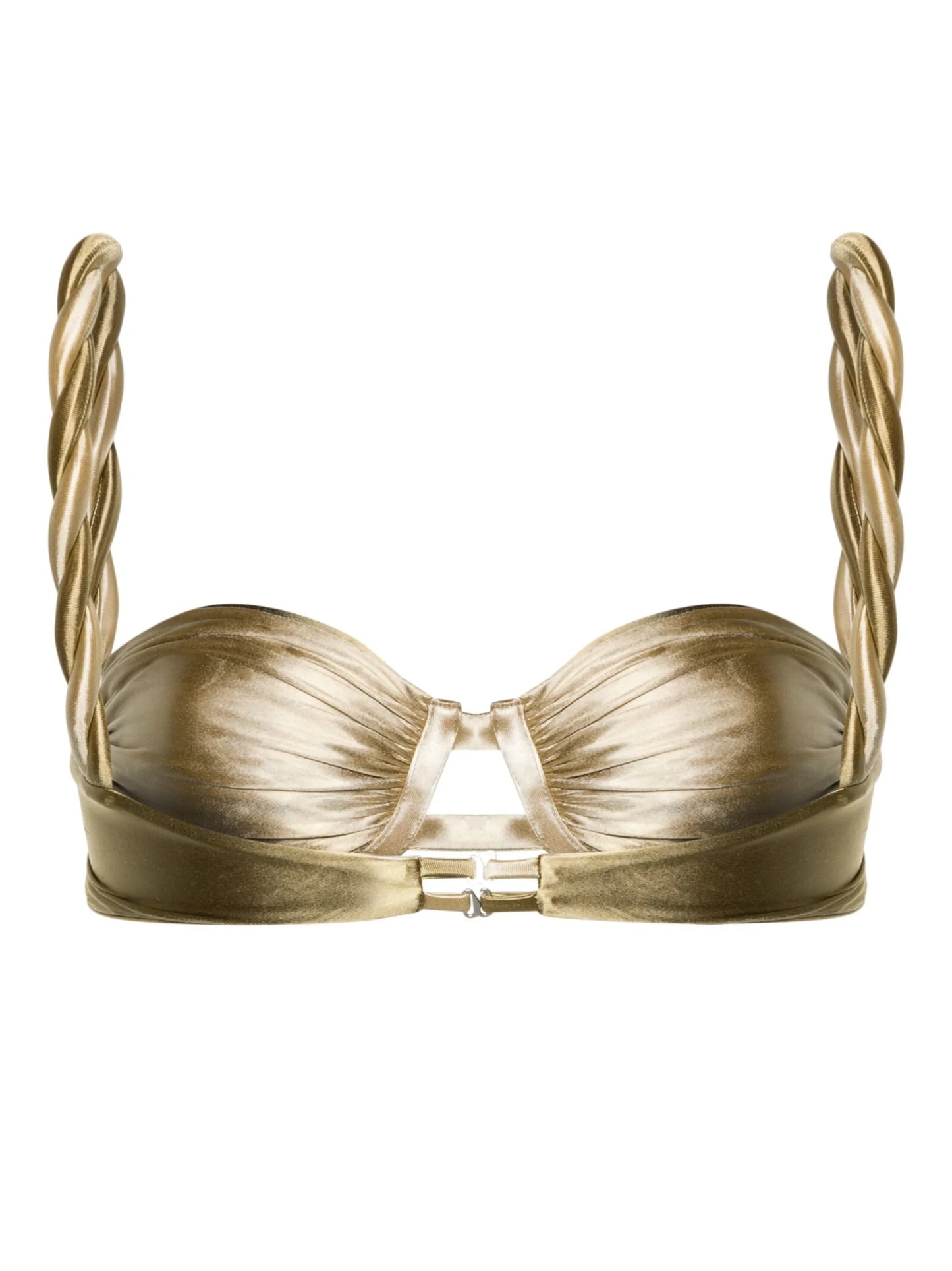 twisted-straps reversible bikini top