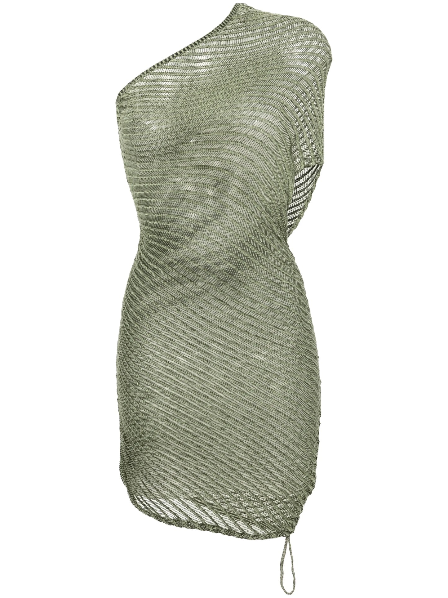 Illusive crochet-knit midi dress