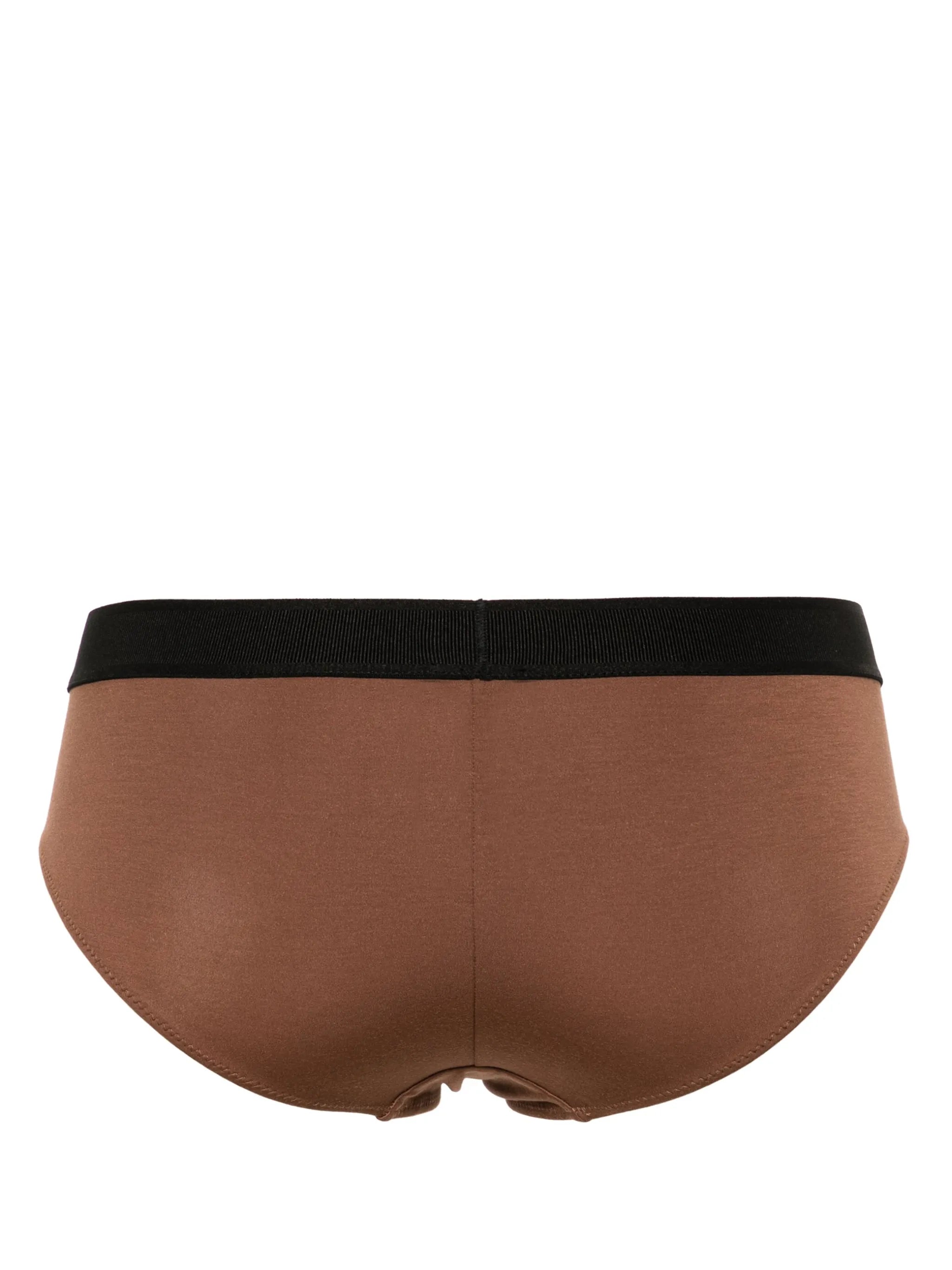 logo-waistband modal briefs