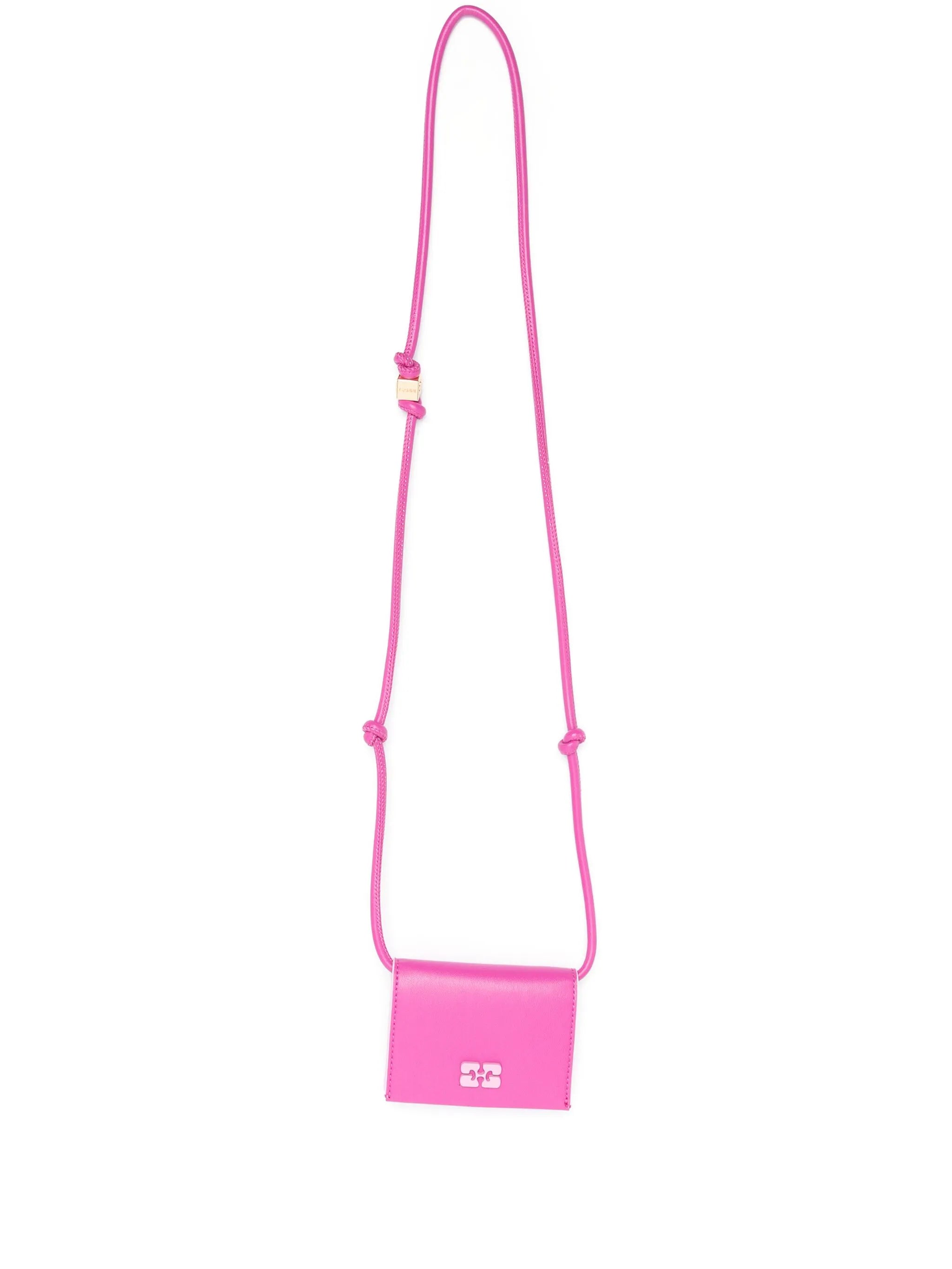 Bou logo-plaque crossbody wallet