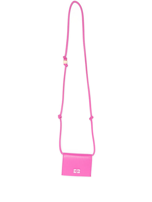 Bou logo-plaque crossbody wallet