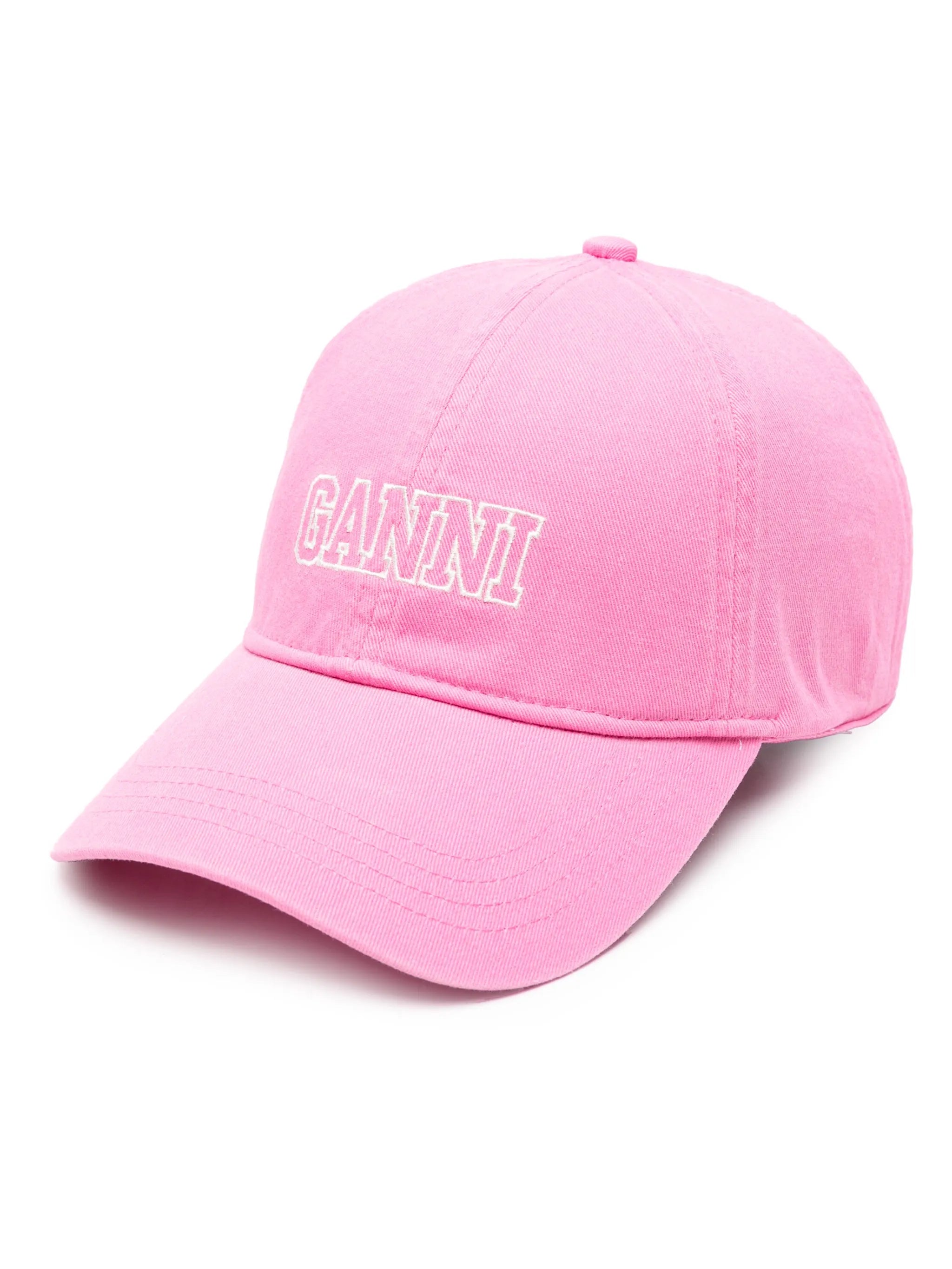 logo-embroidered organic cotton cap