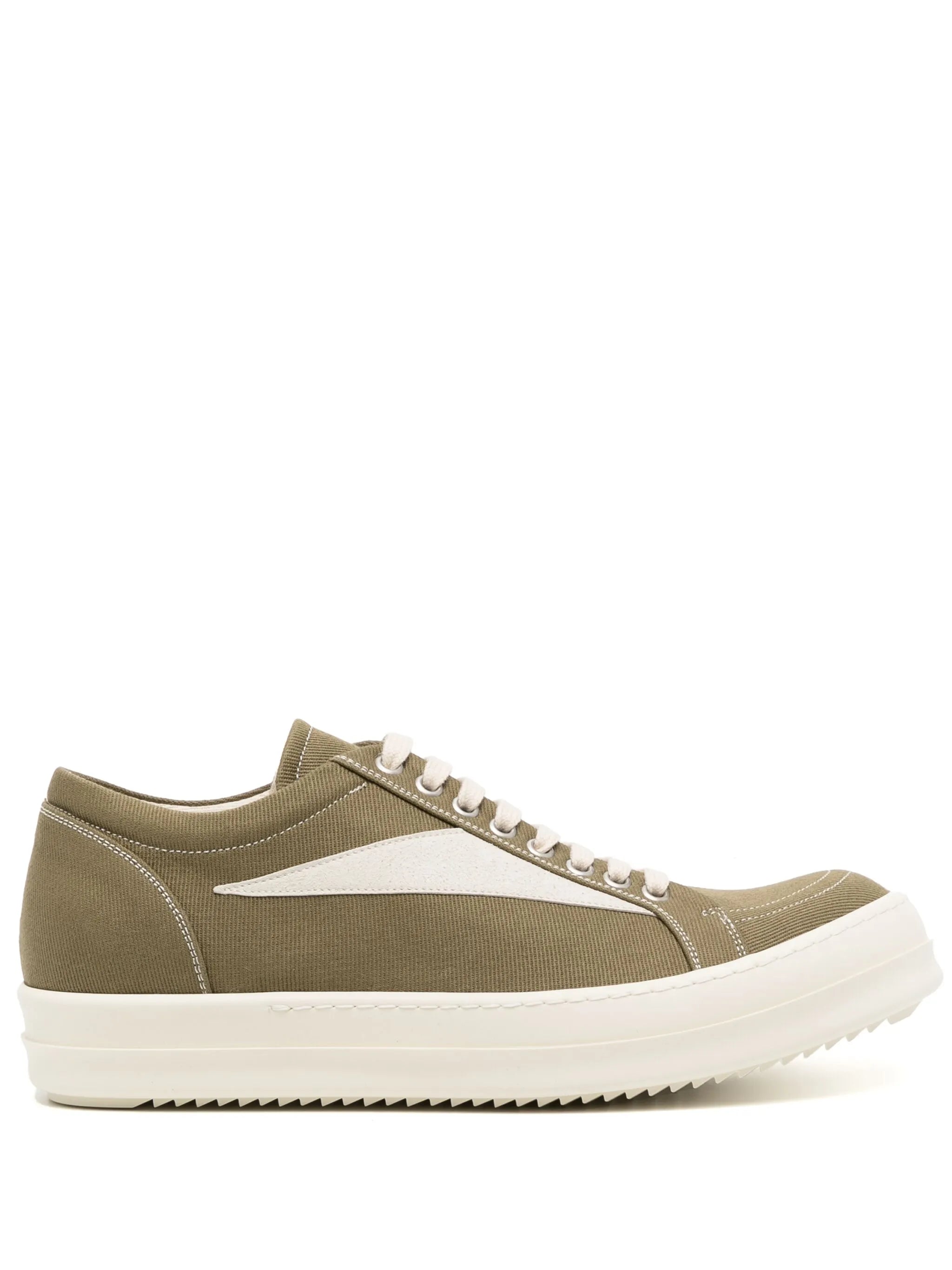 panelled low-top sneakers