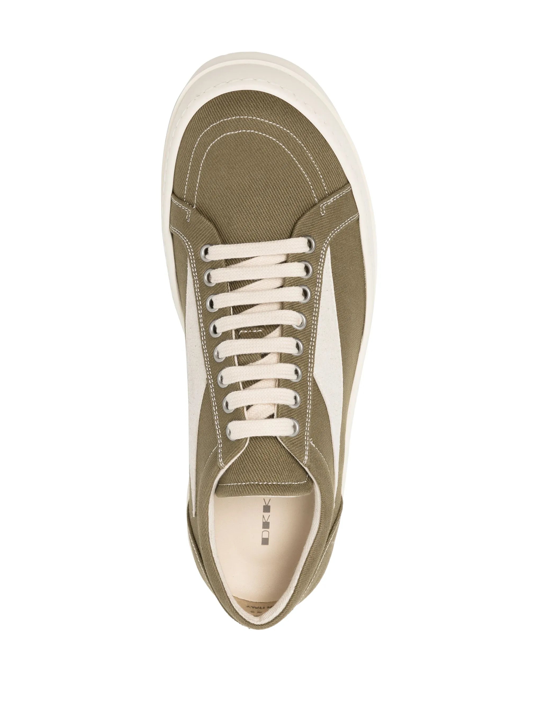 panelled low-top sneakers