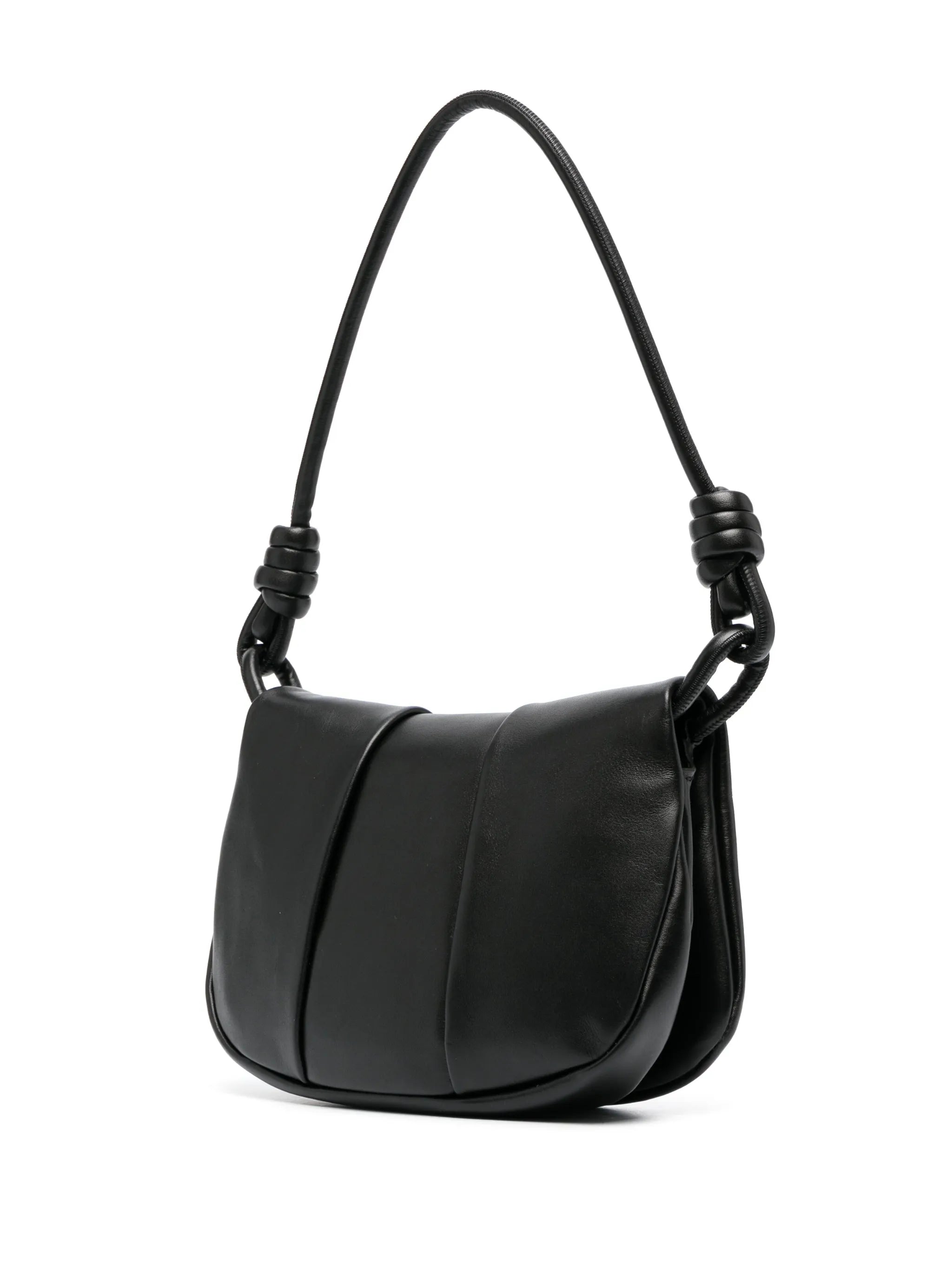 Paseo pleated leather shoulder bag