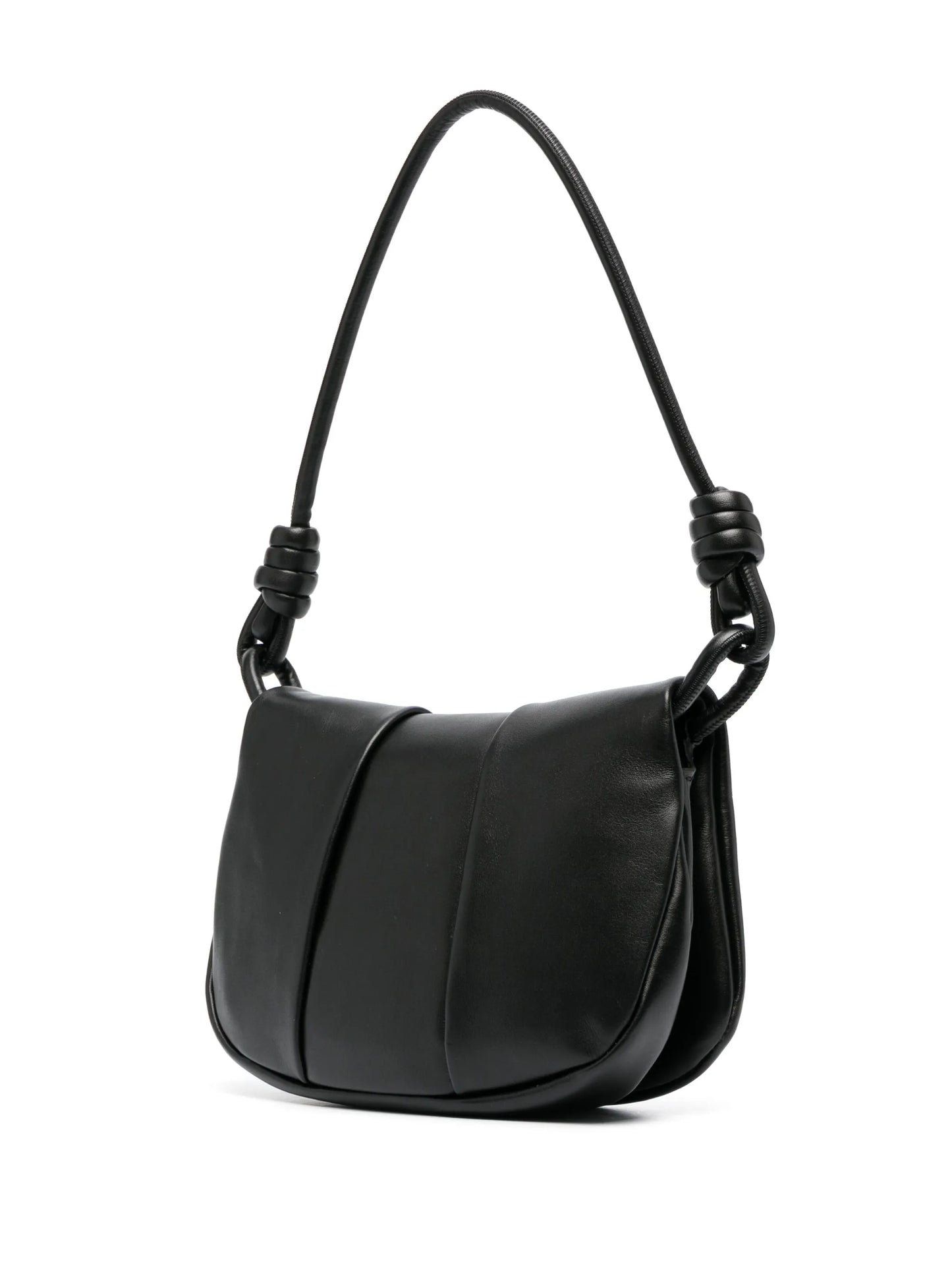 Paseo pleated leather shoulder bag