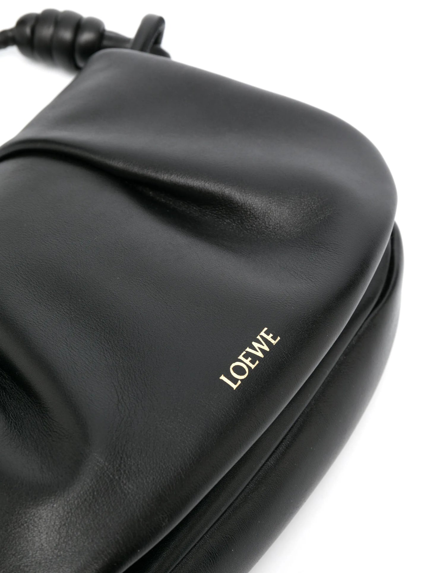 Paseo pleated leather shoulder bag