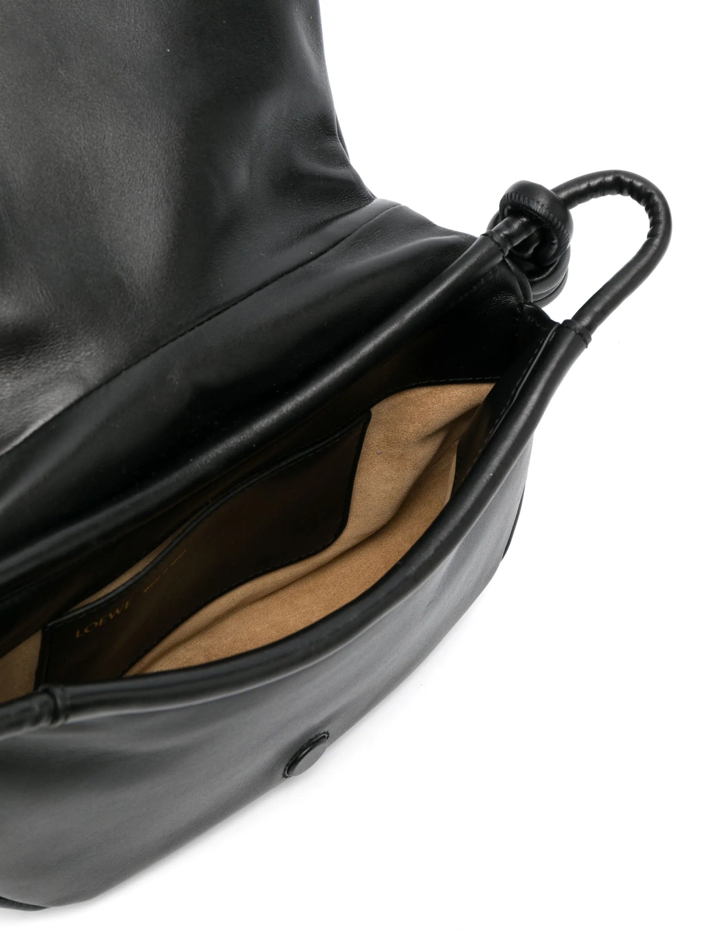 Paseo pleated leather shoulder bag