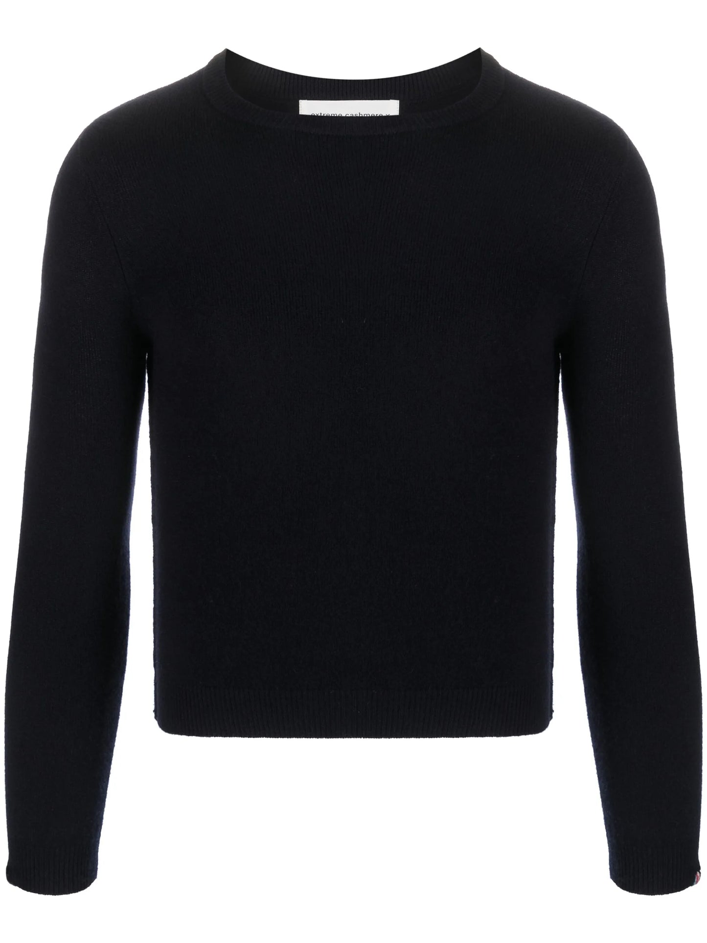 fine-knit cropped jumper