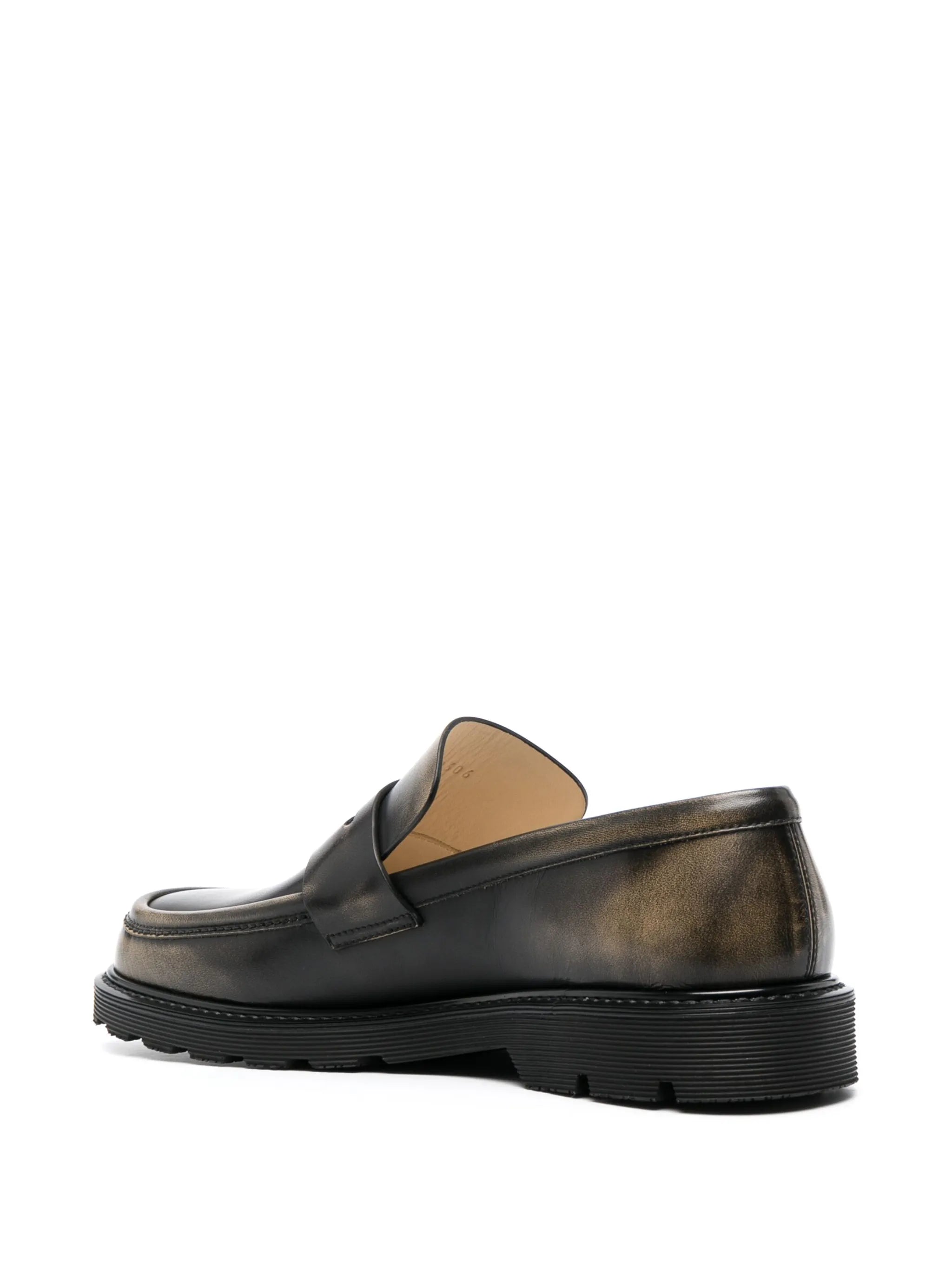 Blaze leather flat loafers